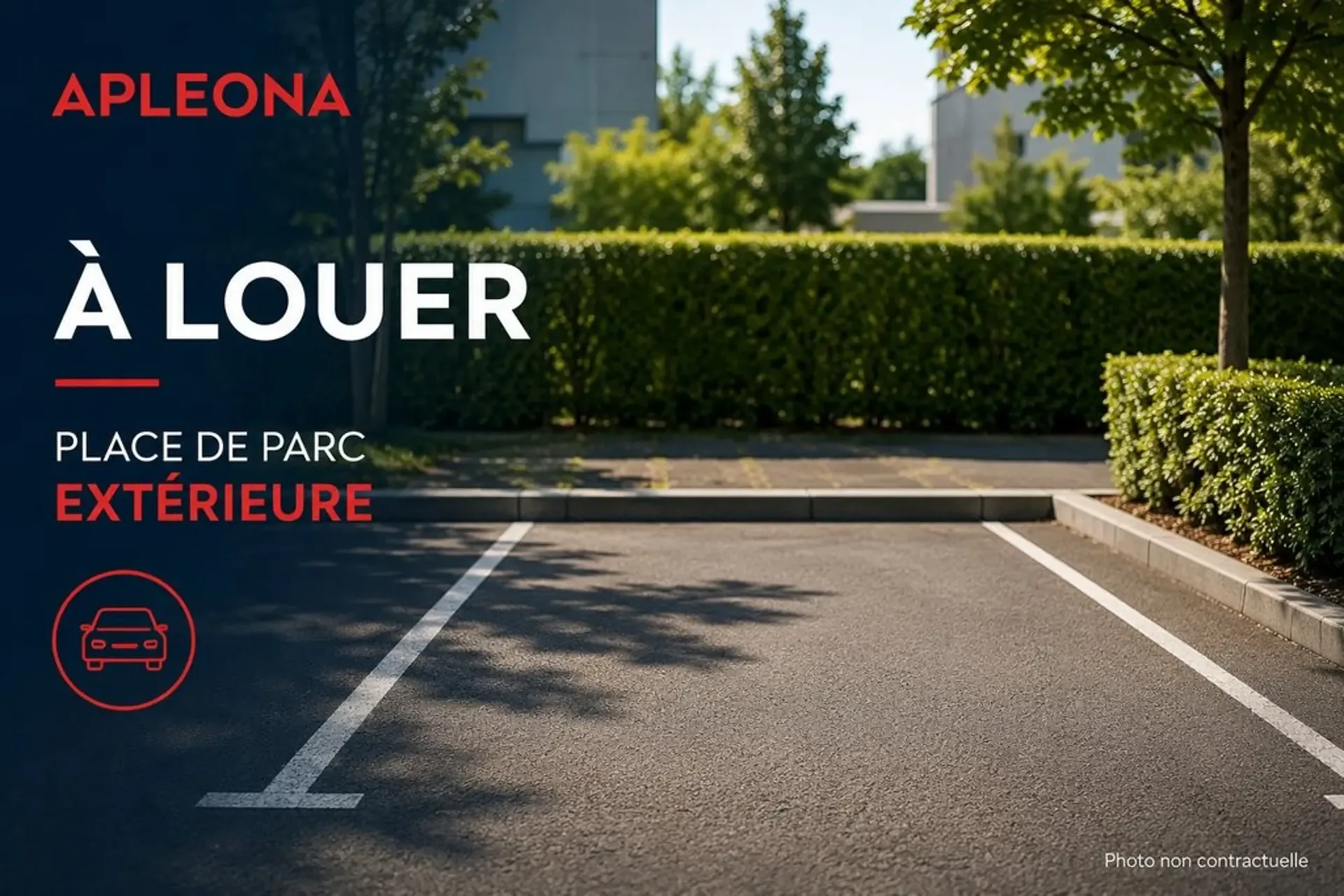 Outdoor parking space for rent in Crissier!