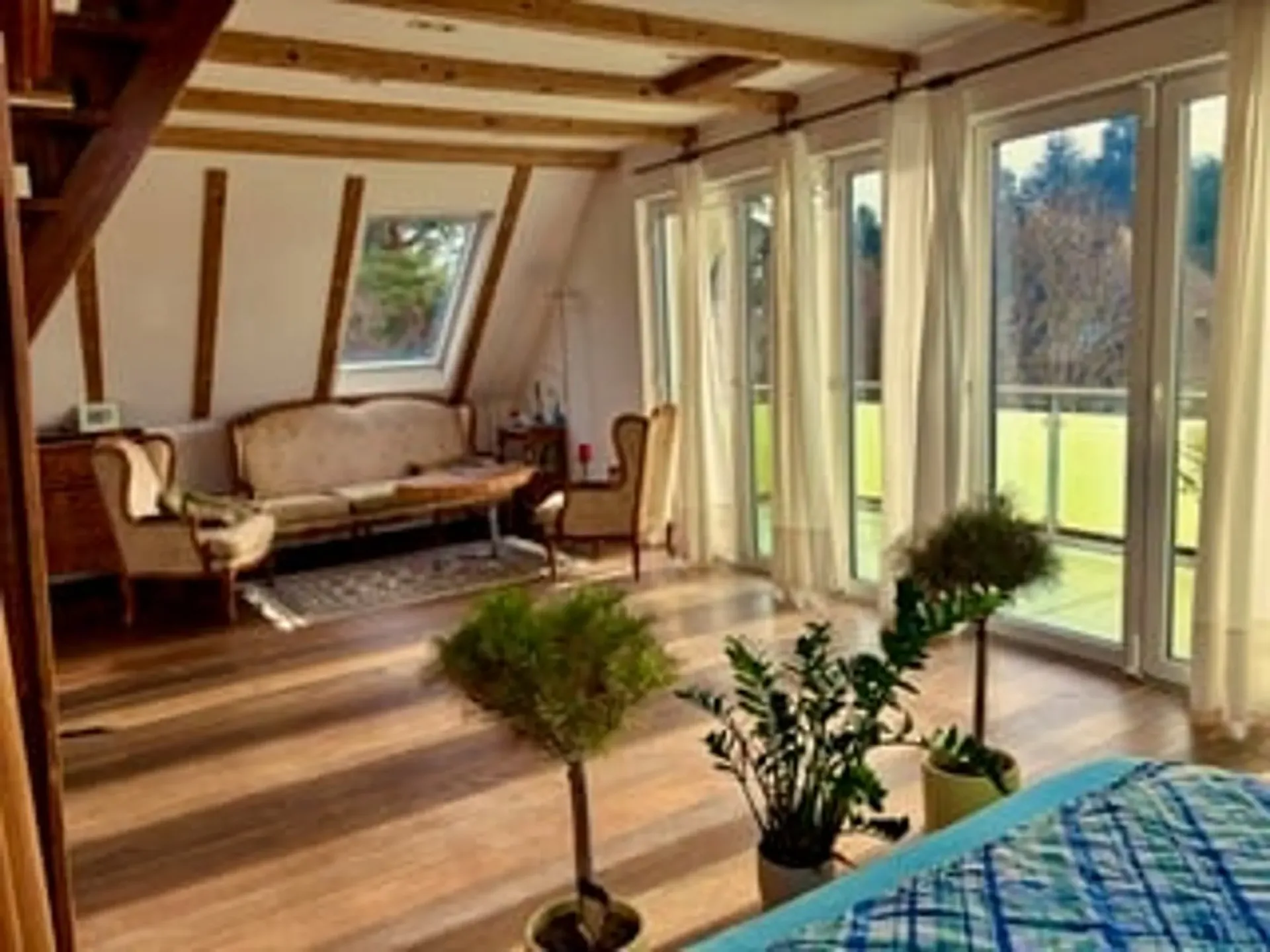 Appartement attique 3,5 pièces - Penthouse + Maison d'hôtes. Option : Maison à plusieurs générations