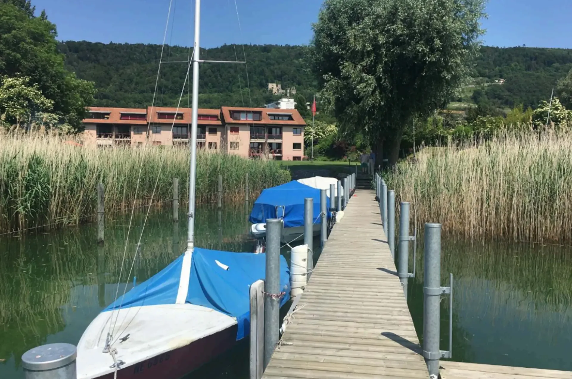 Duplex, privater Garten & Seezugang / duplex, jardin privé & accès au lac