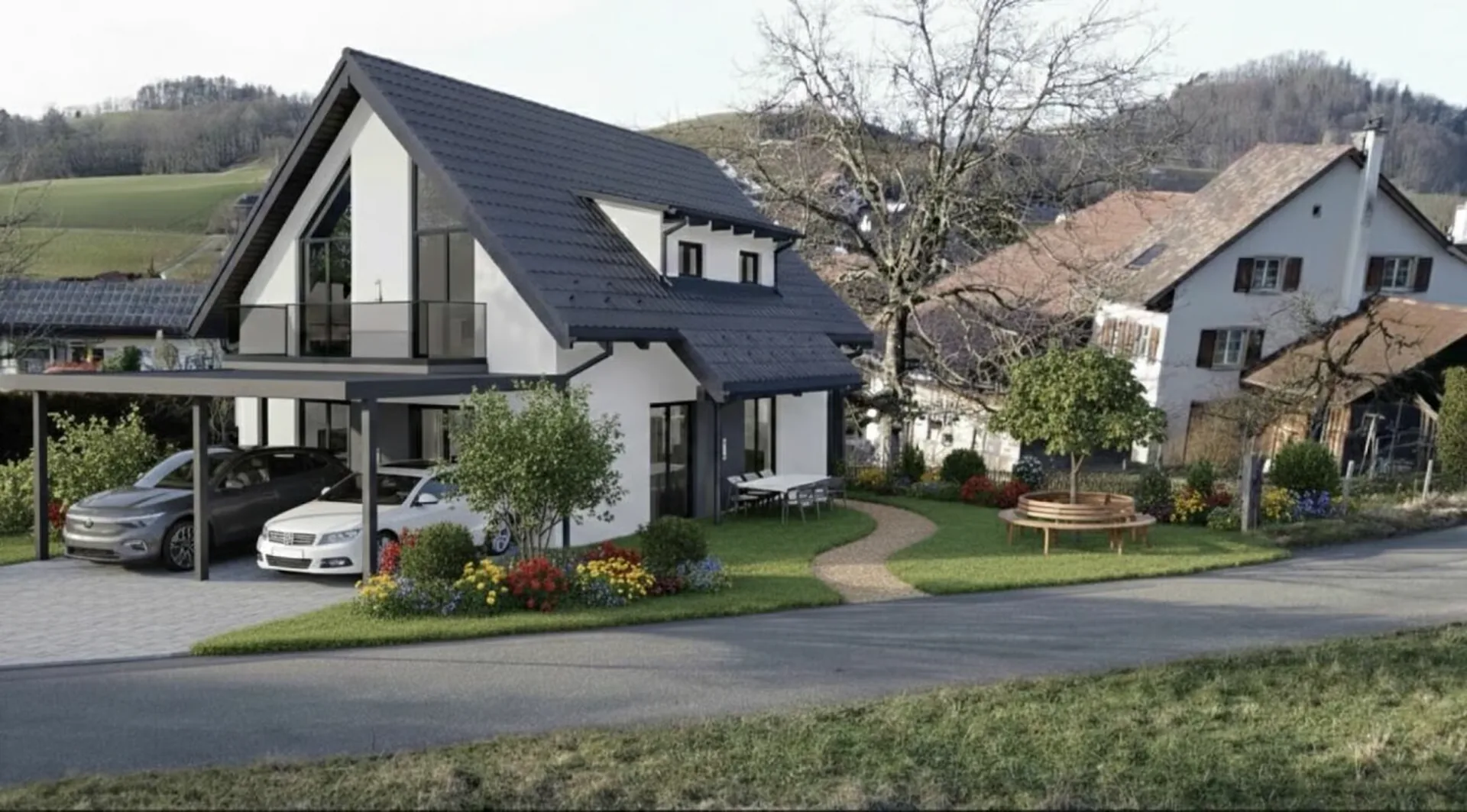 Modern new building project in Titterten