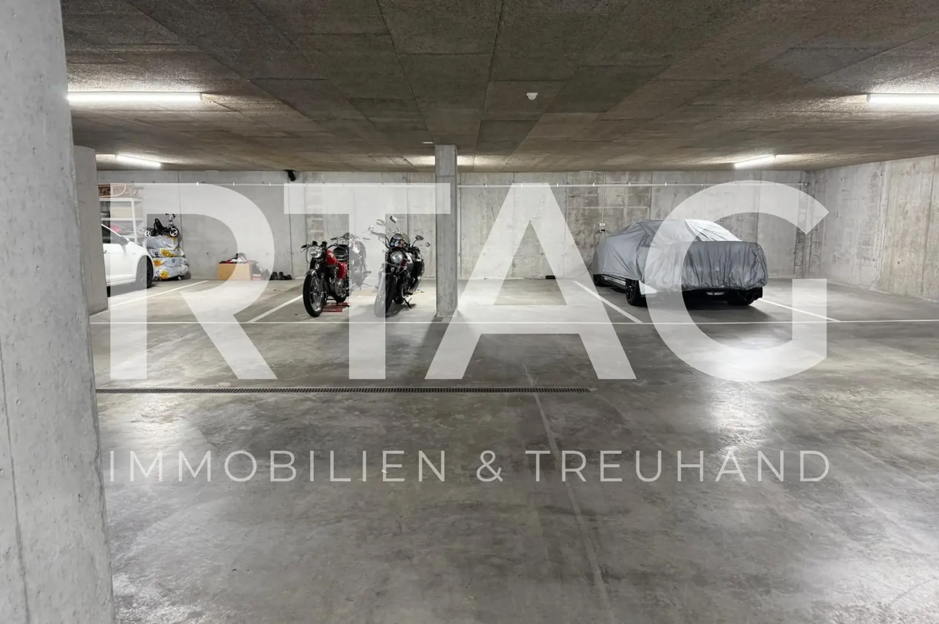 Parking space in underground garage