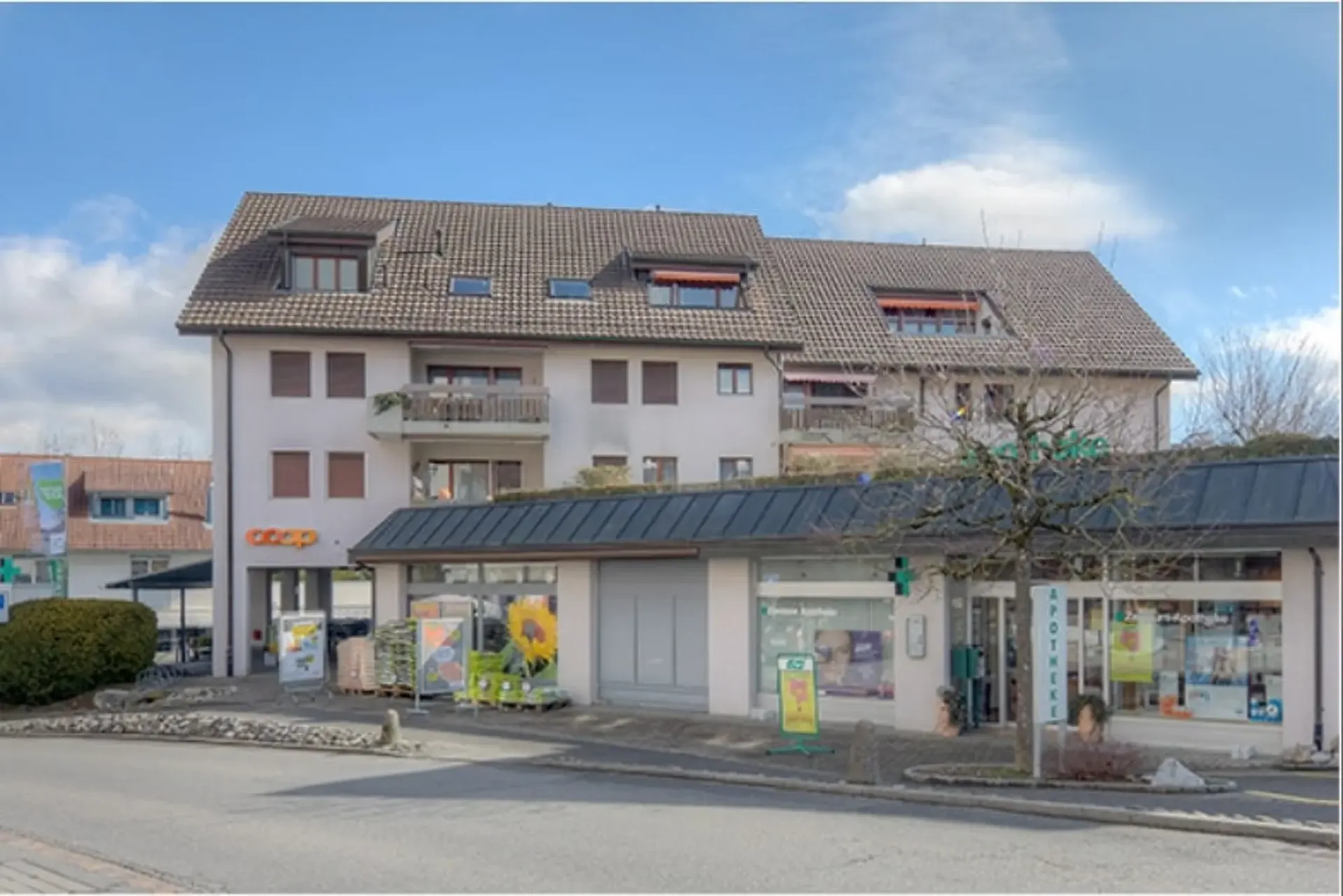 Abstellplatz beim Coop