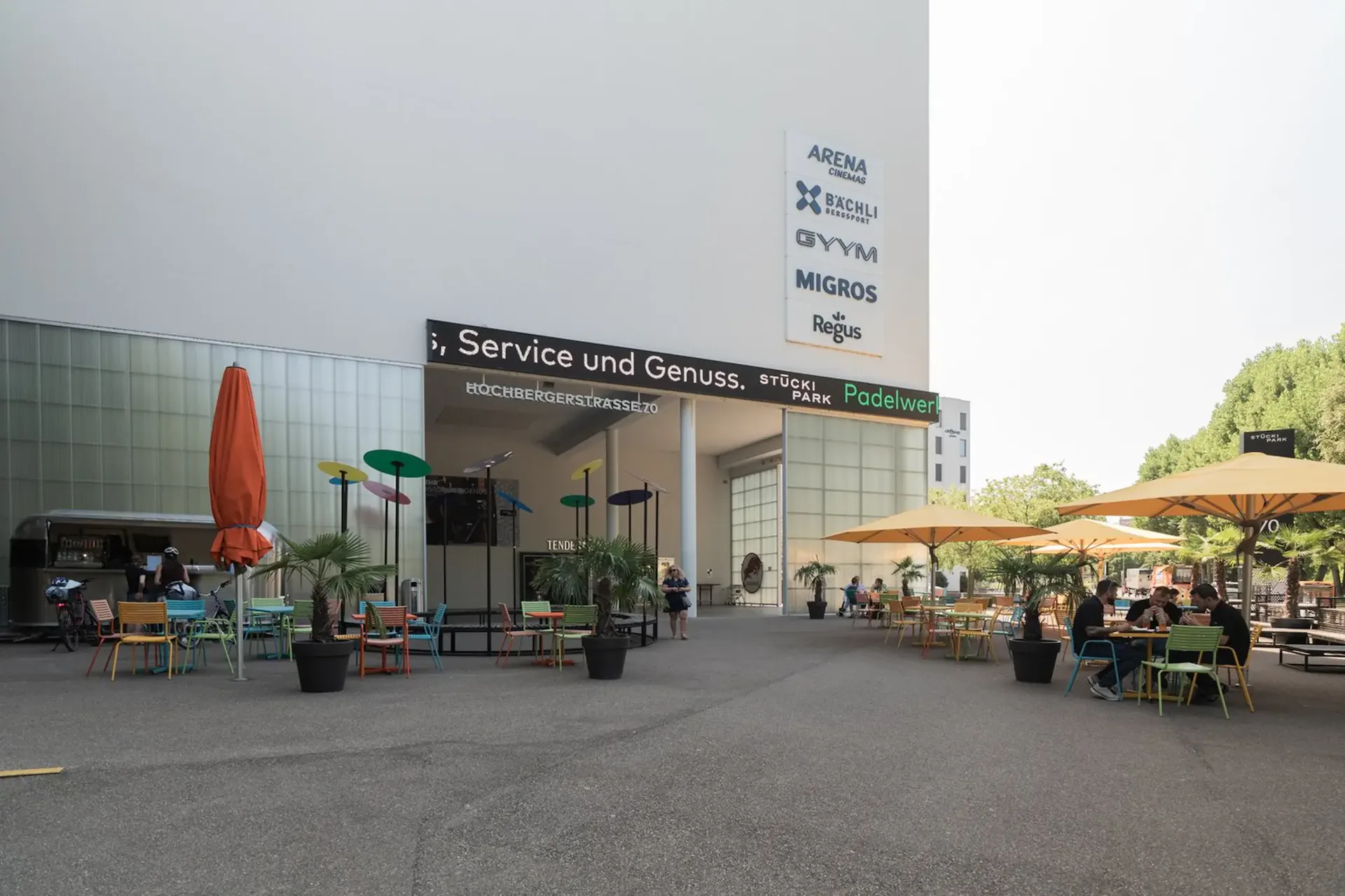 Gastrofläche für kreative Konzepte im Stücki Park