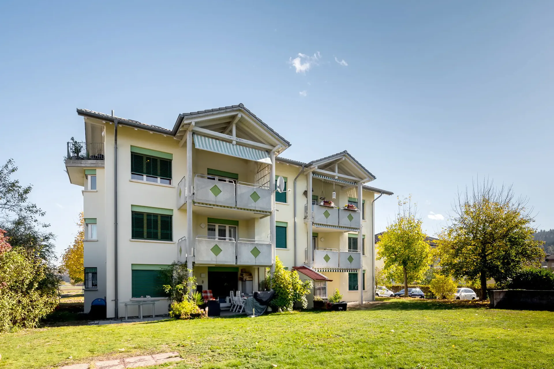 Appartement dans un quartier résidentiel verdoyant