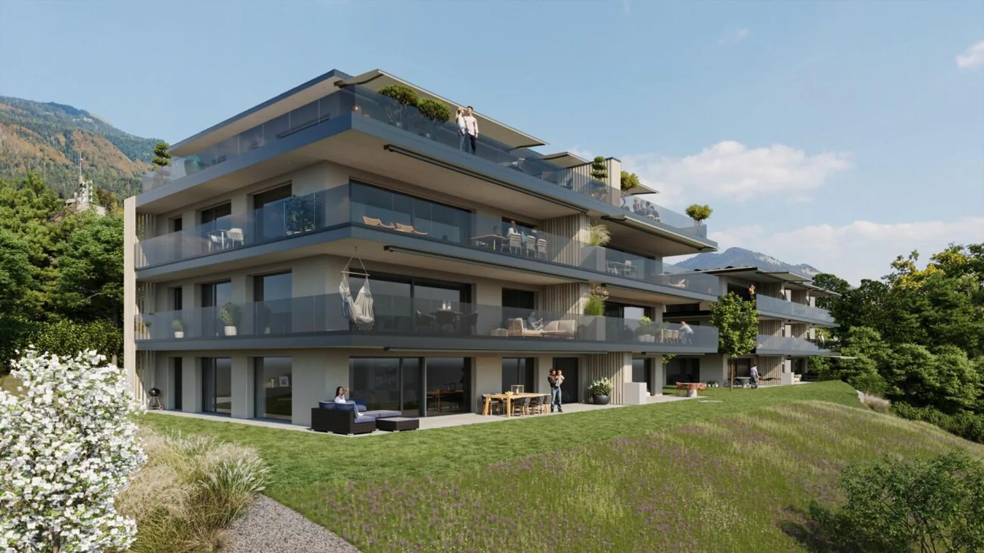 3.5-Zimmer-Neubauwohnung mit atemberaubender Aussicht