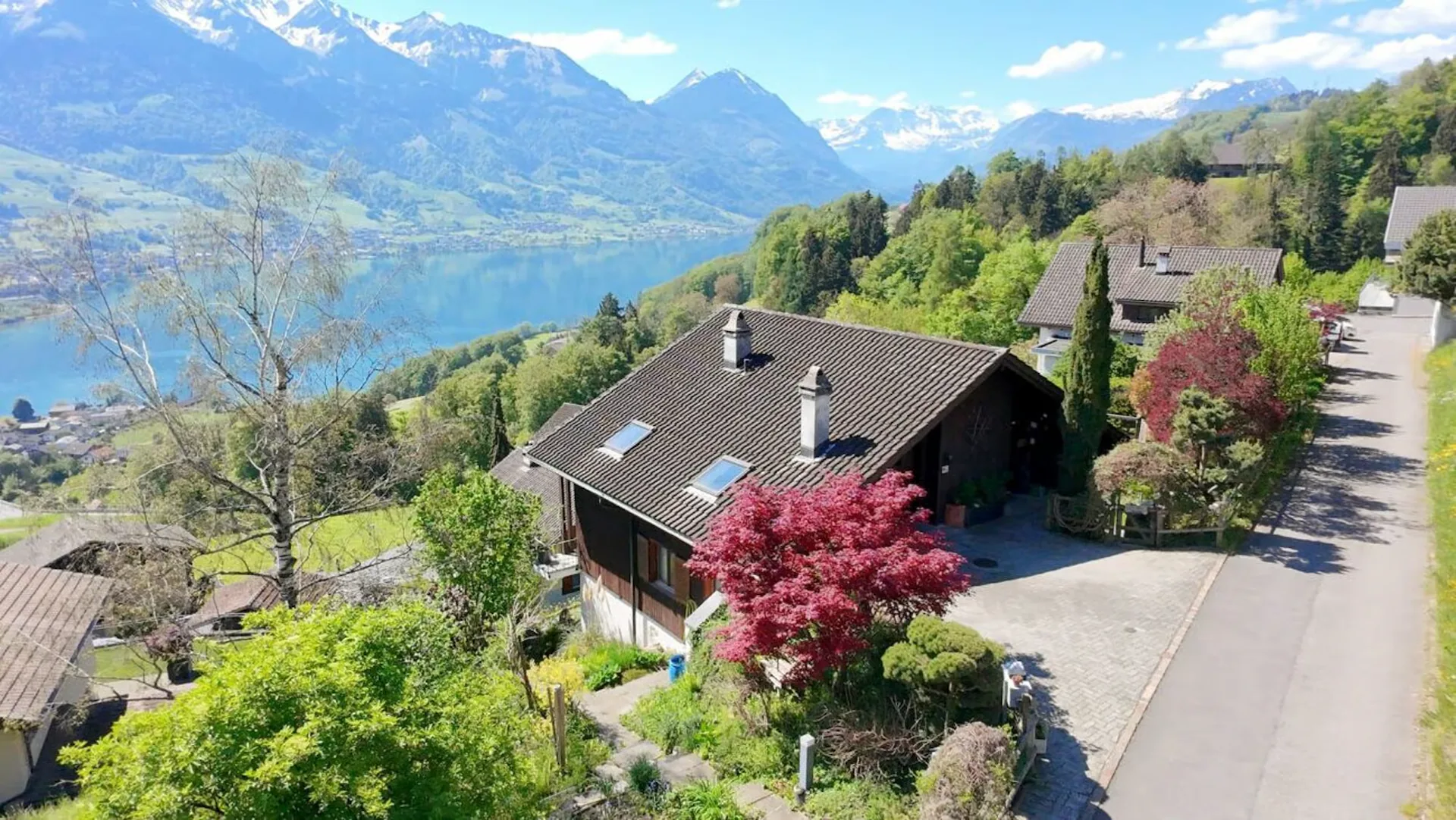 Spectacular living! Panoramic view from Brünig to Pilatus