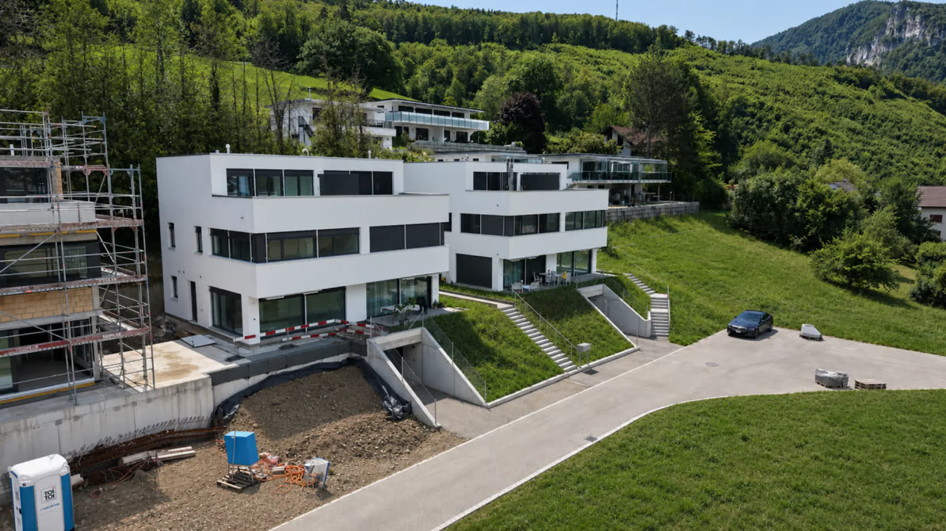Haus C - Neubau-Doppeleinfamilienhaushälfte mit Garten & Dachterrasse