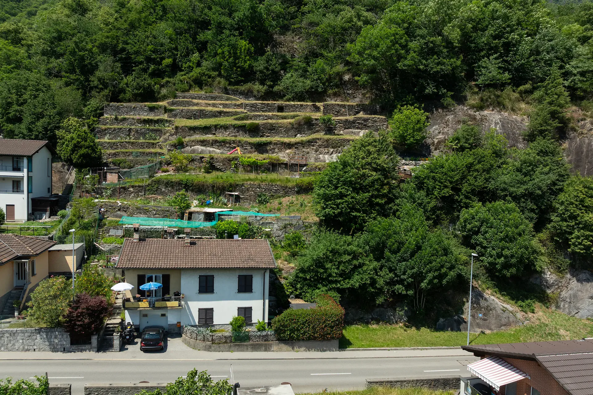 Grundstück mit Blick auf Bellinzona