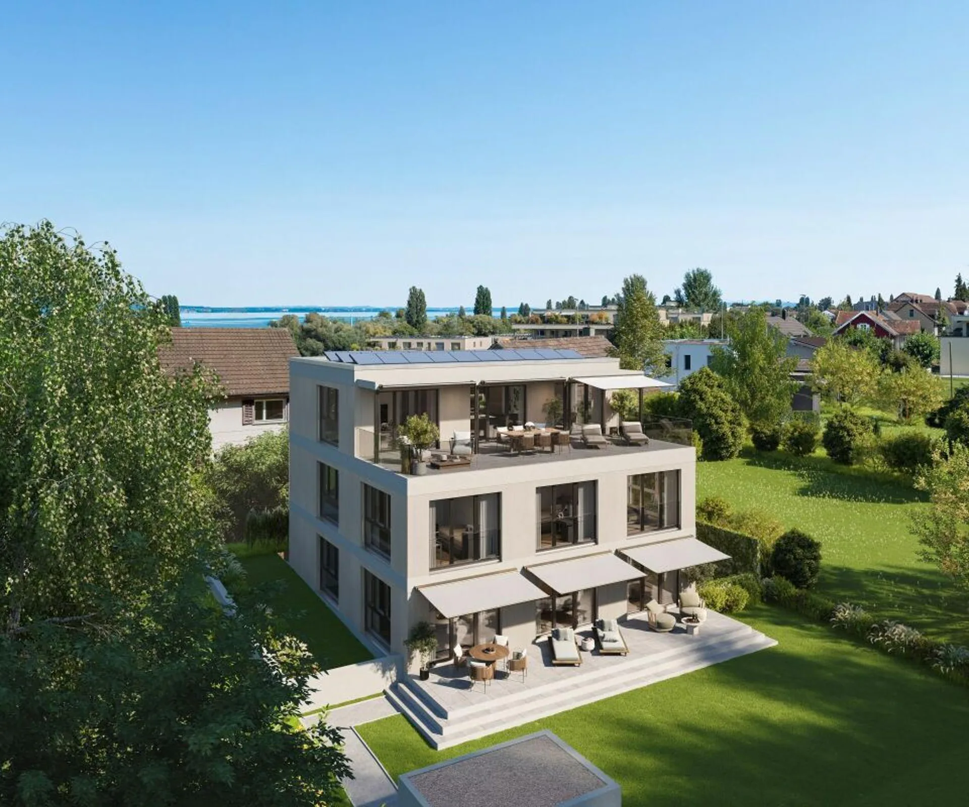 Appartement de jardin 4,5 pièces dans le nouveau bâtiment DUO - vie exclusive avec seulement 2 parties