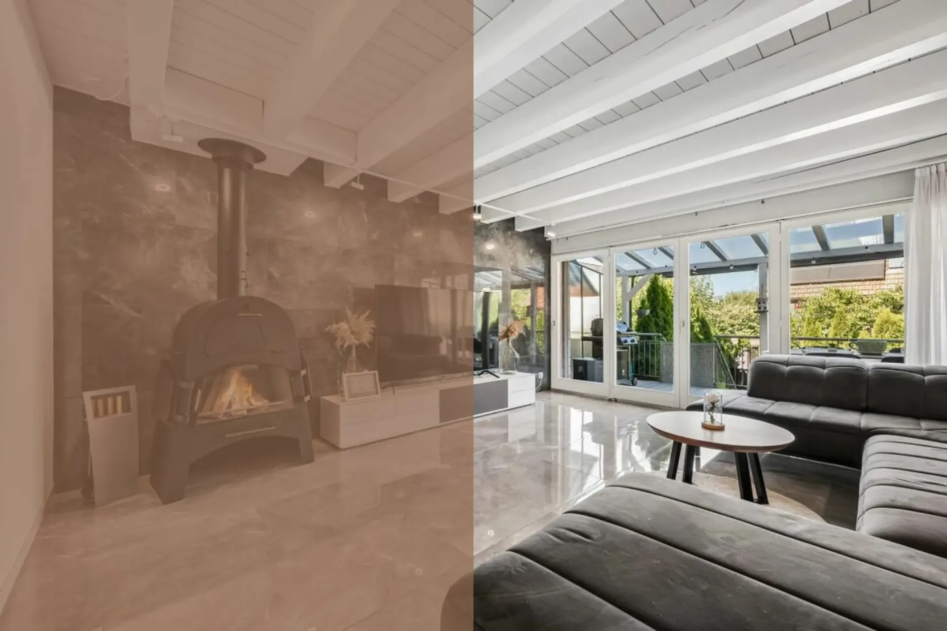 Maison mitoyenne moderne de 4,5 pièces avec jardin et beaucoup d'intimité