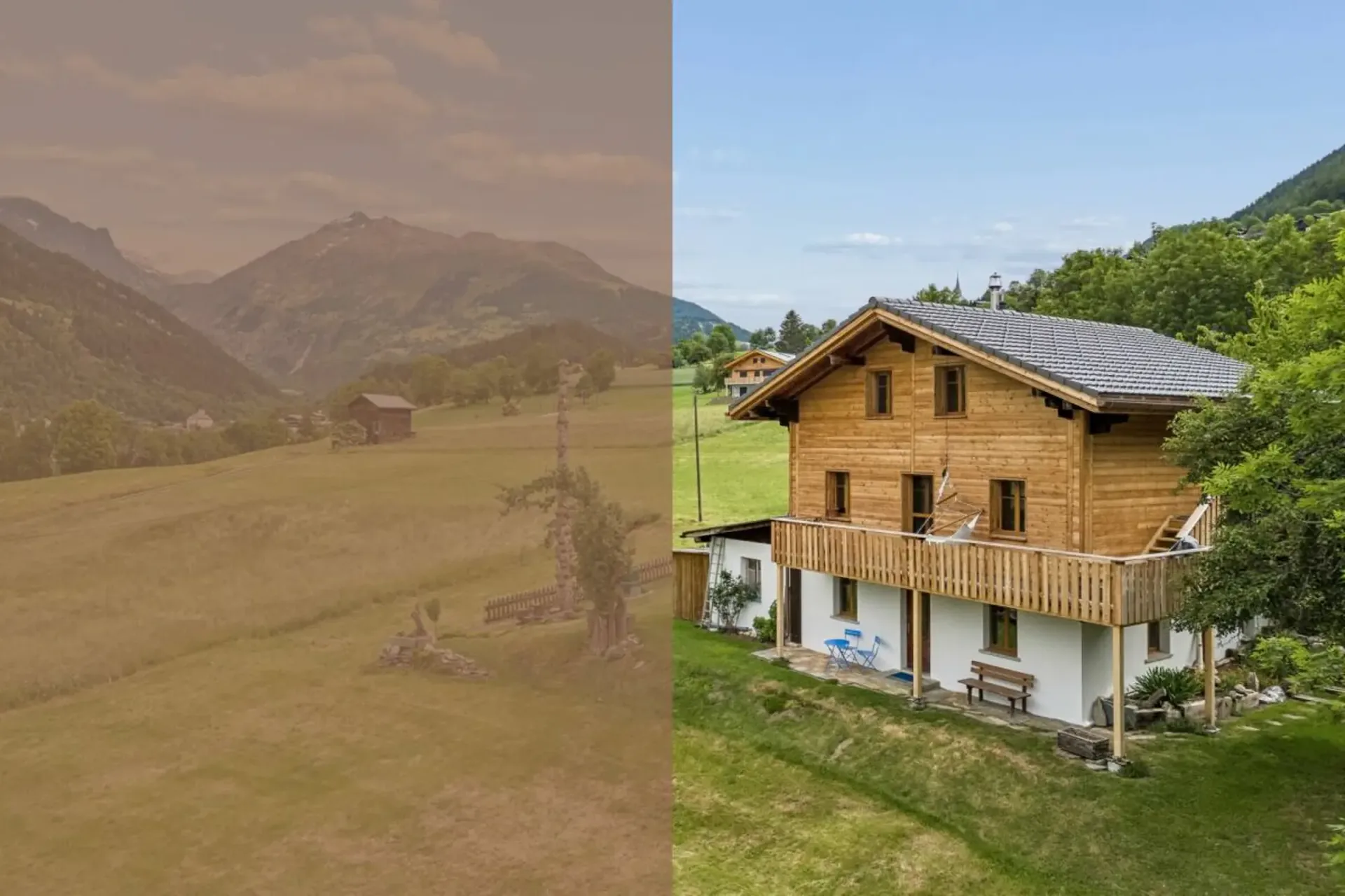 Wohnen und Vermieten: Charmantes 4.5-Zimmer-Chalet mit 2.5-Zimmer-Einliegerwohnung