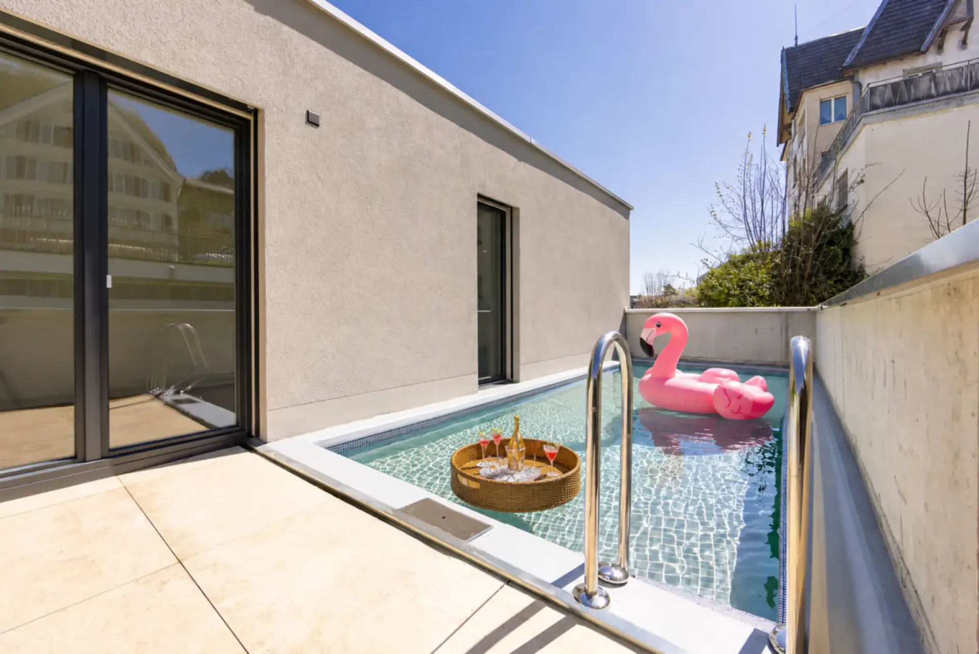 LOGENPLATZ OVER LAKE CONSTANCE: PANORAMA ATTIC WITH PRIVATE POOL