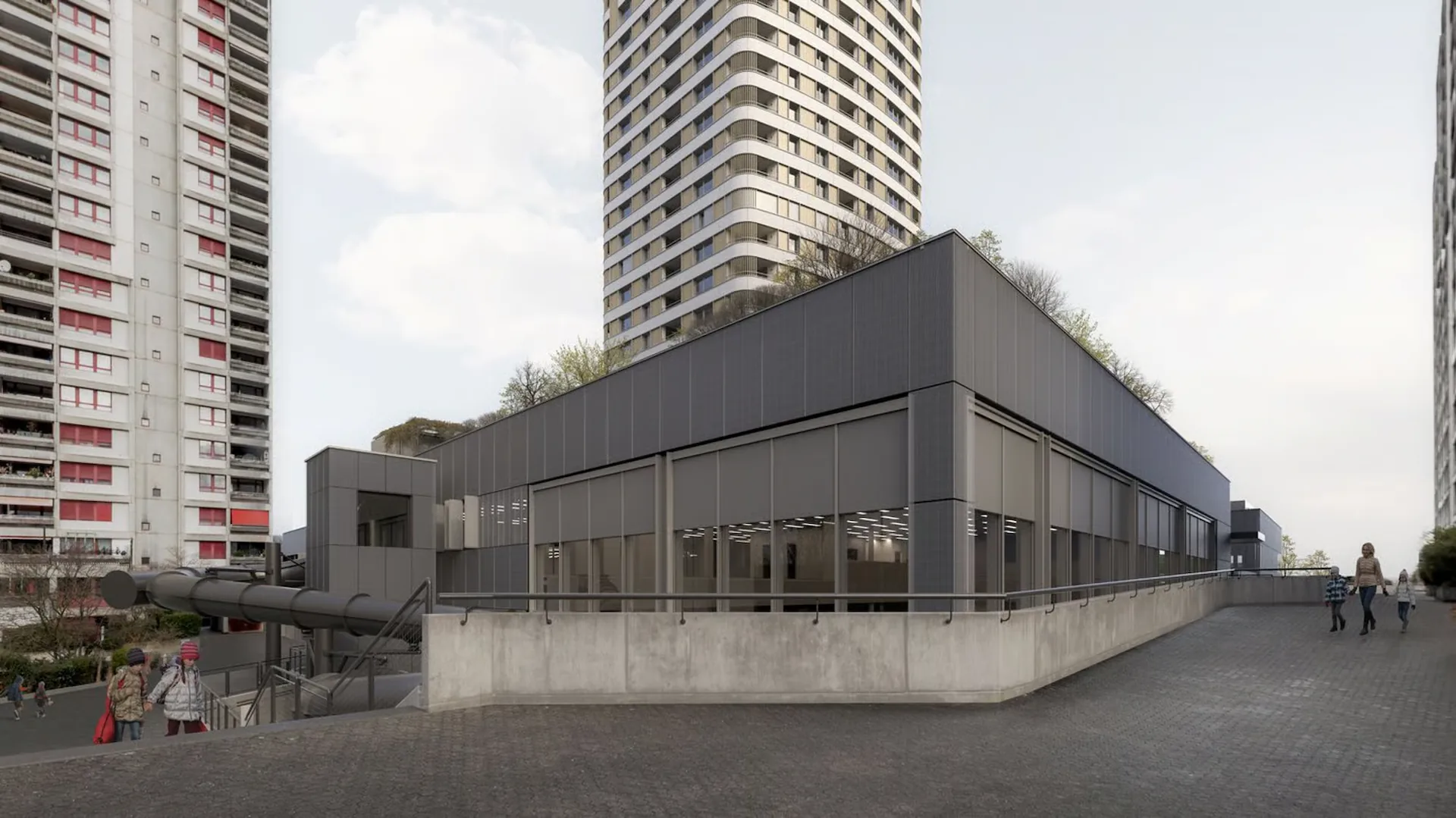 Attraktive Laden- und Praxisflächen im neuen Zentrum Liebrüti