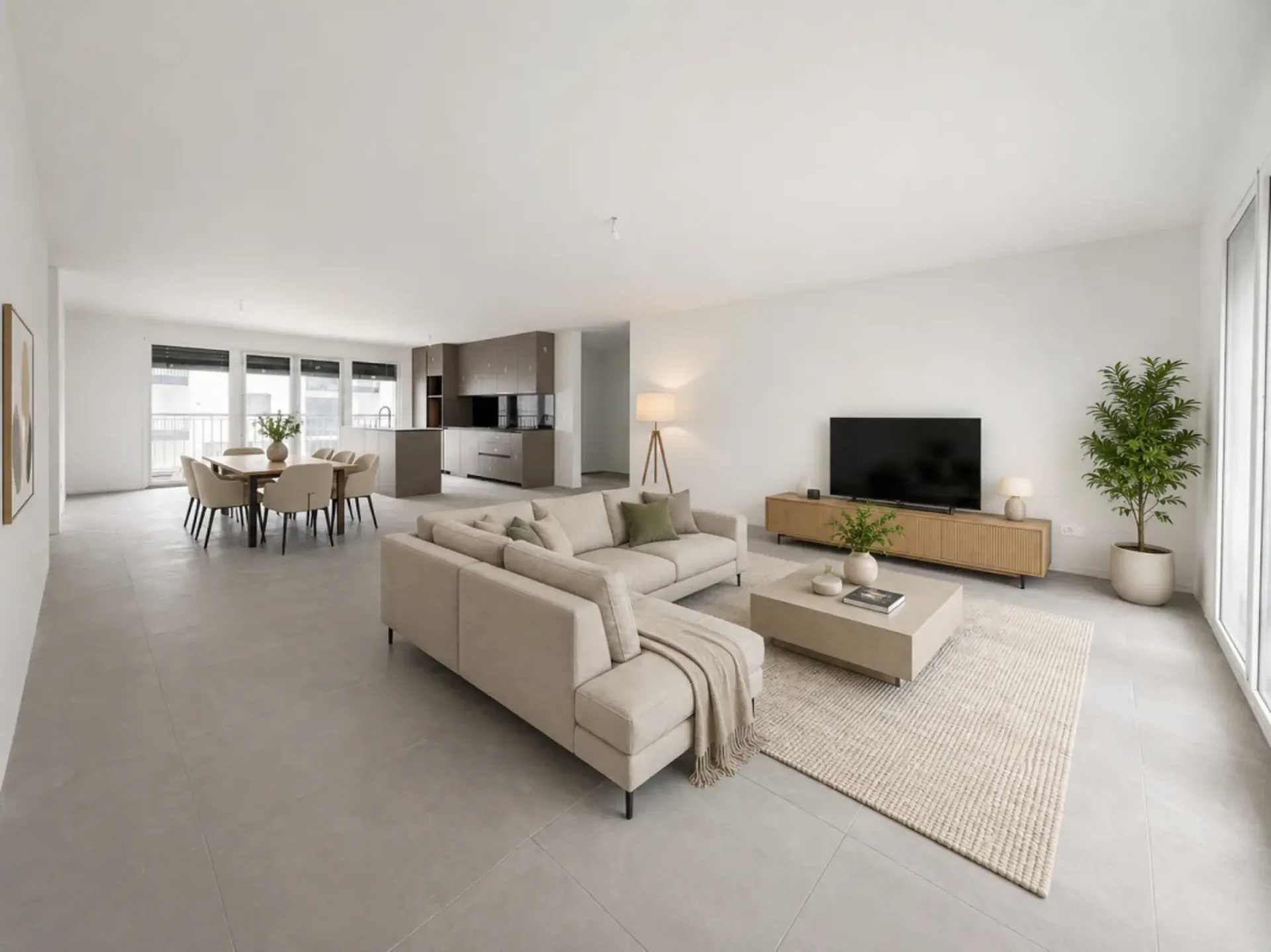 appartement neuf de 4,5 pièces au rez-de-chaussée à Farvagny