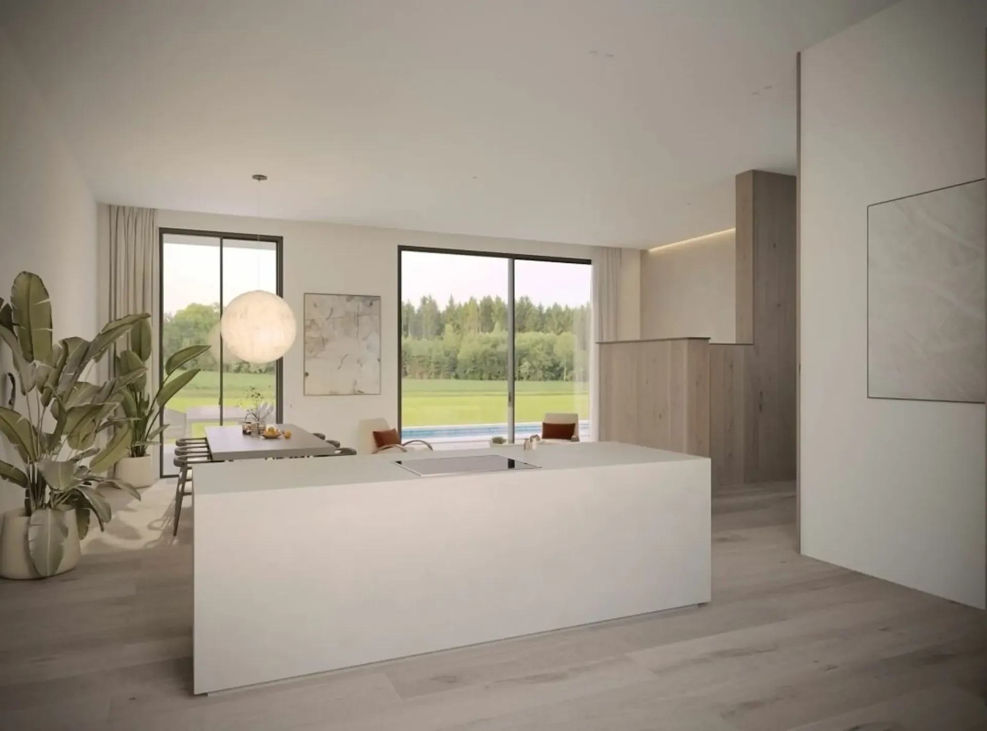 Appartement de jardin 4½ pièces : nouveau bâtiment avec vue sur le vert