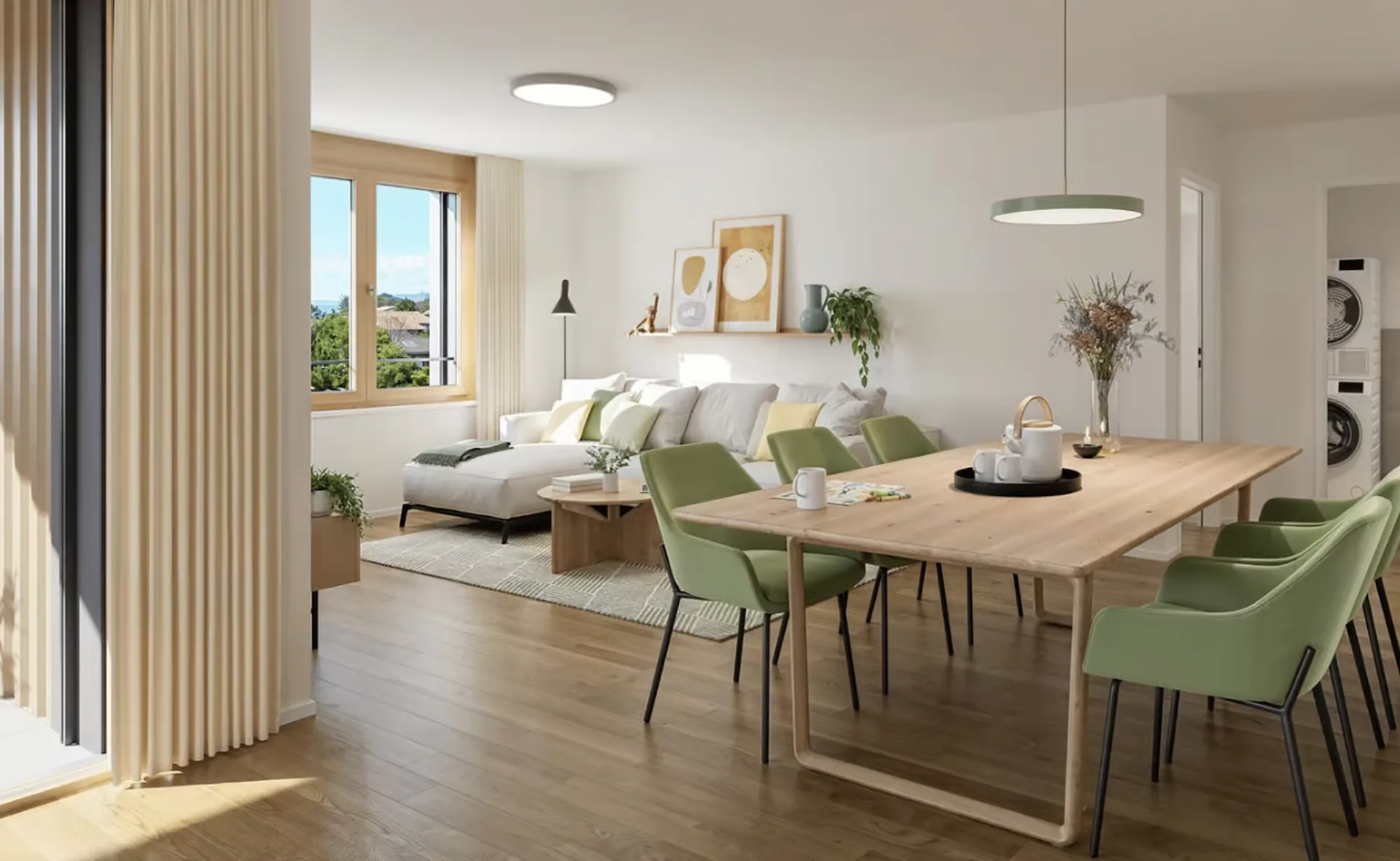 "Neue top 3½-Zimmer-Wohnungen - "Bachpromenade" - Courgevaux"