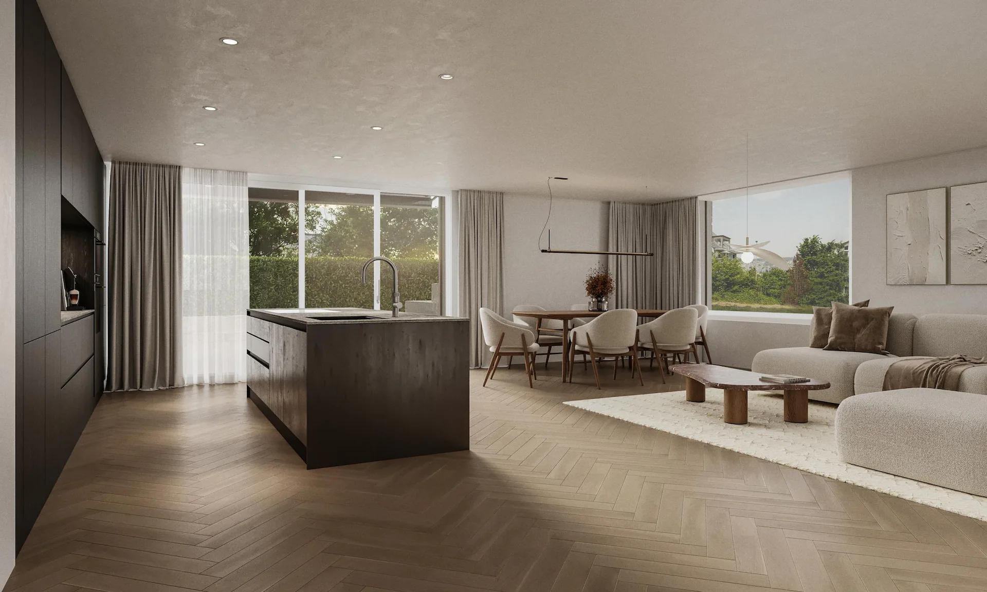 EQUINOX76 - Appartamento con giardino in una posizione privilegiata su una collina