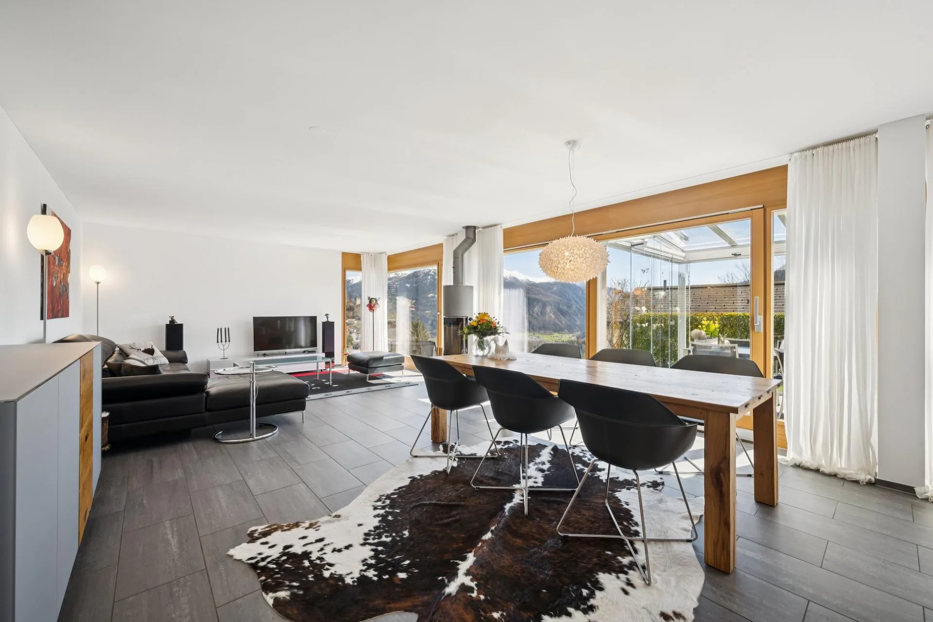 Casa unifamiliare come seconda casa con vista lontana - vicino a Flims/Laax