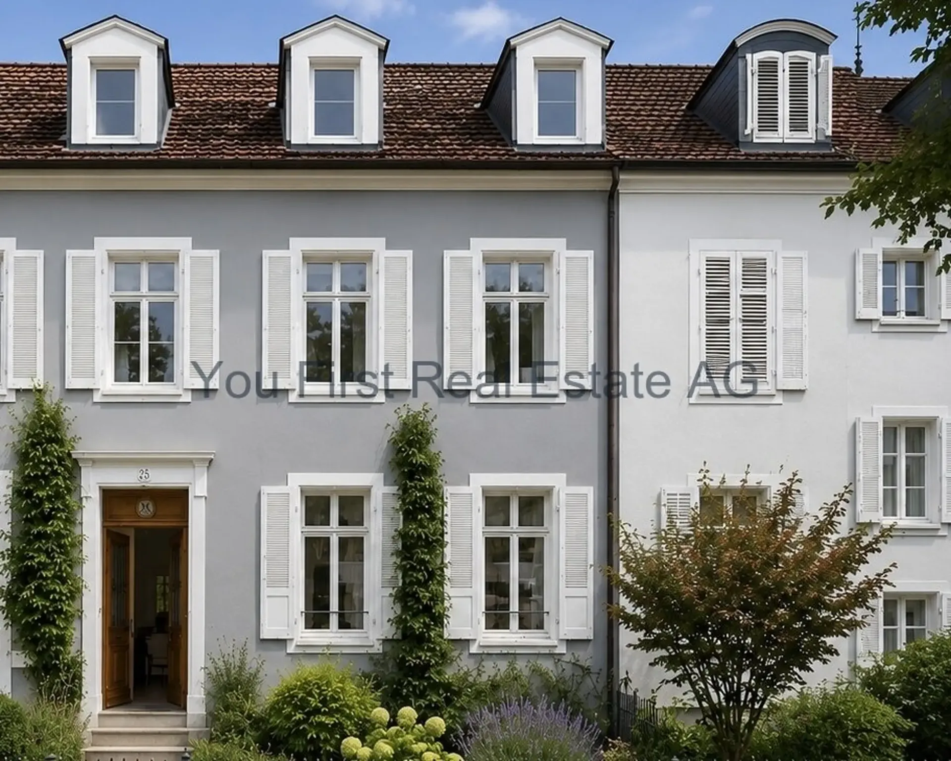 Un morceau unique de Bâle, une maison de ville avec jardin à Gellert