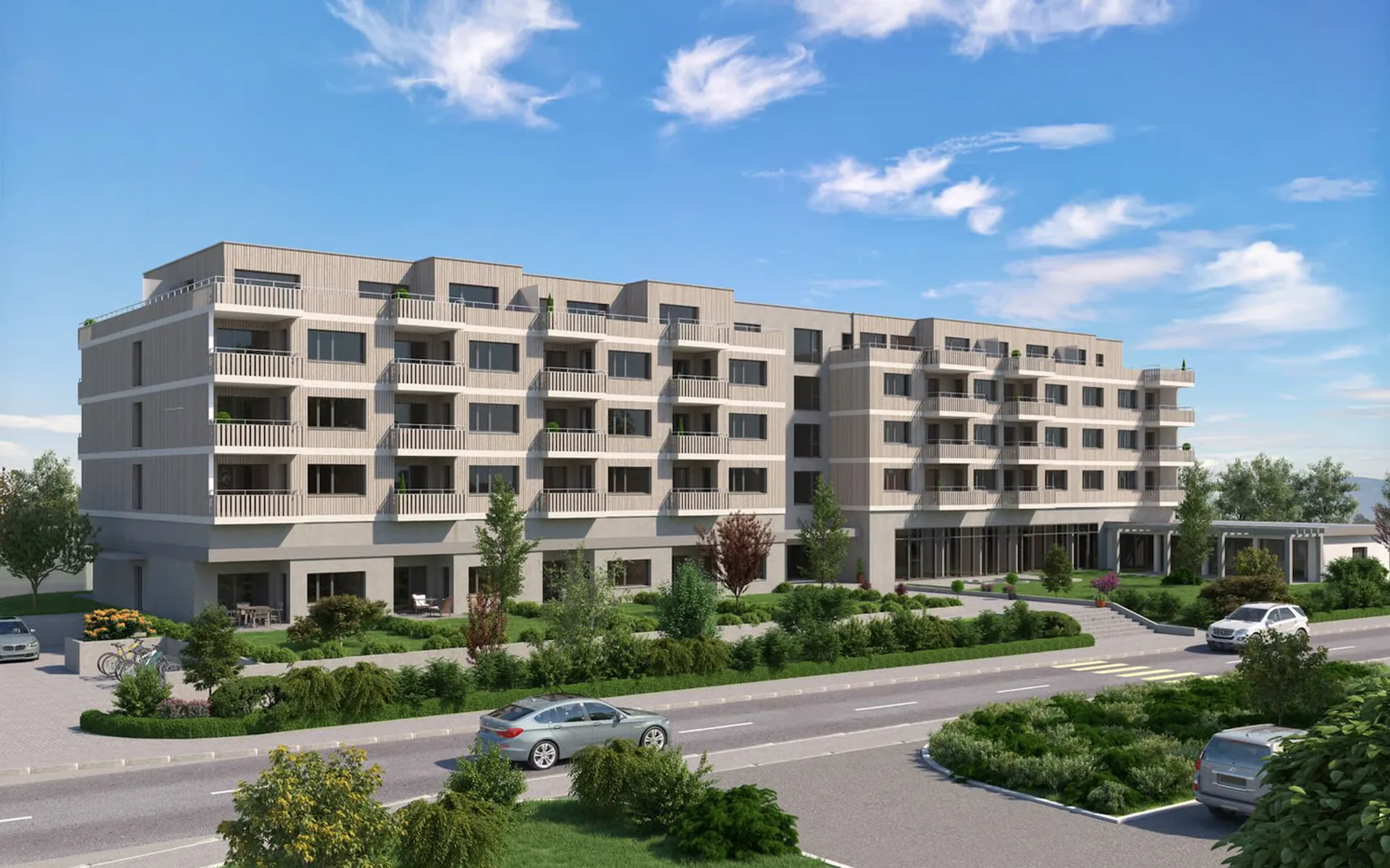 Apartment for seniors with a beautiful balcony near Worbenbad