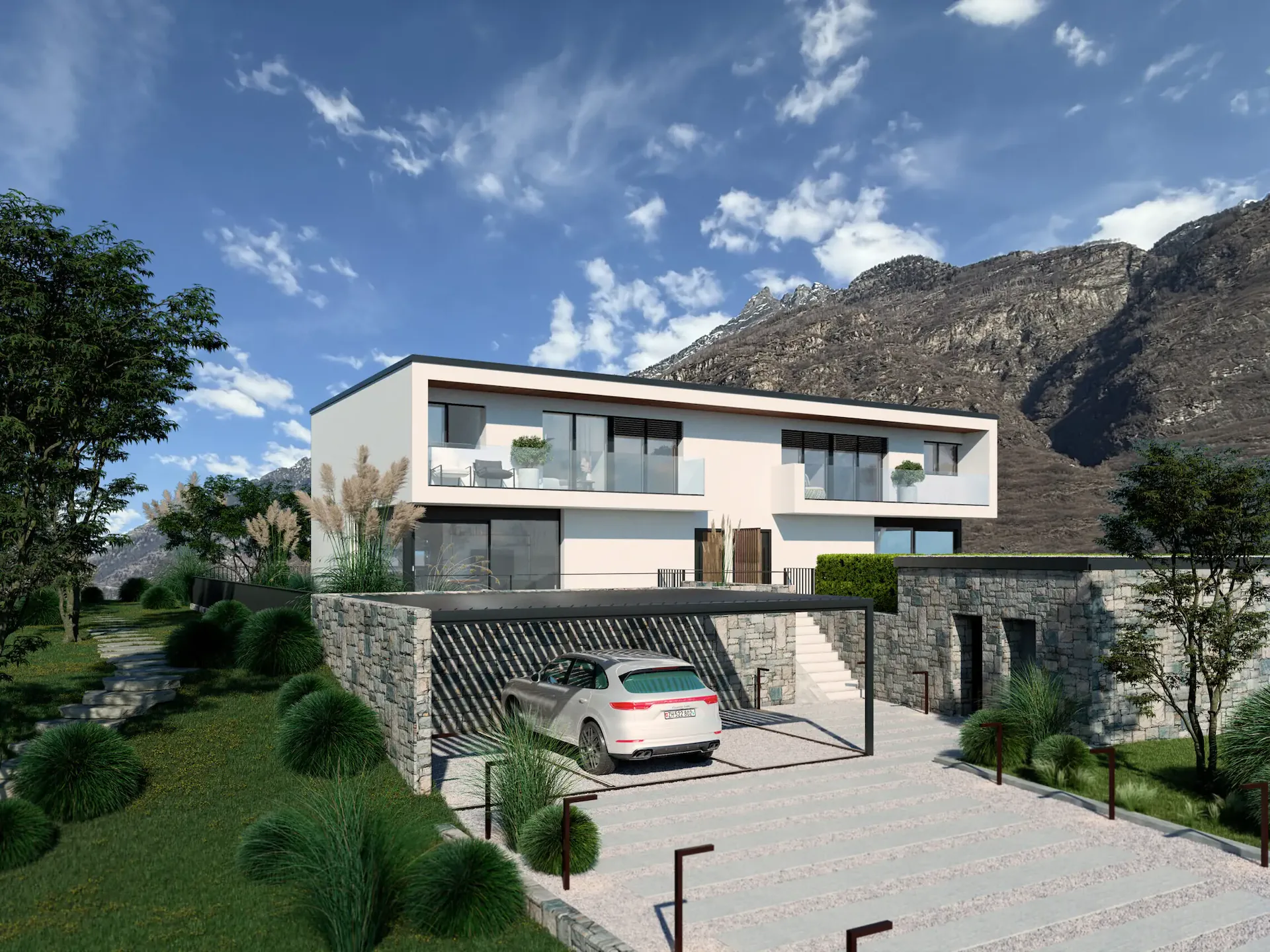 LAND WITH APPROVED PROJECT FOR TWO VILLAS IN BIASCA