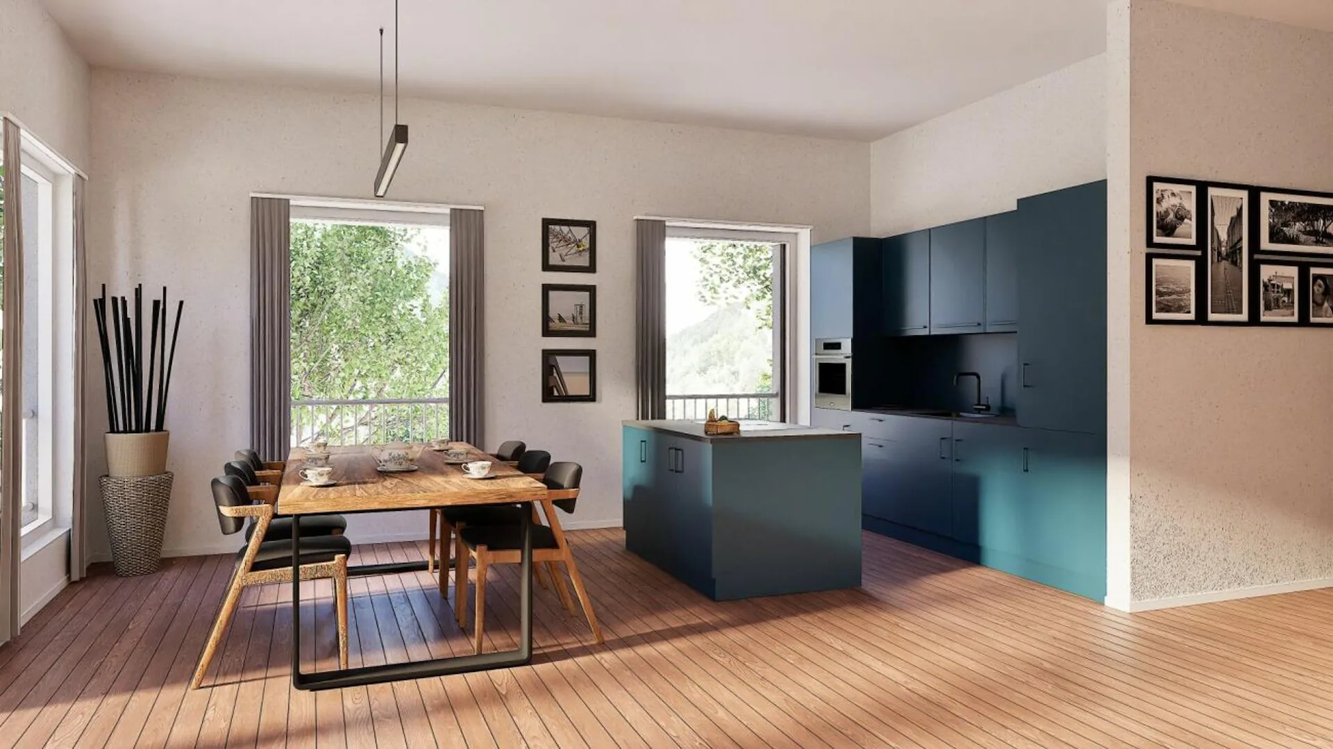 New 1 Bedroom Apartment No. 16 in the Schönbühl 360° Development, Wilderswil