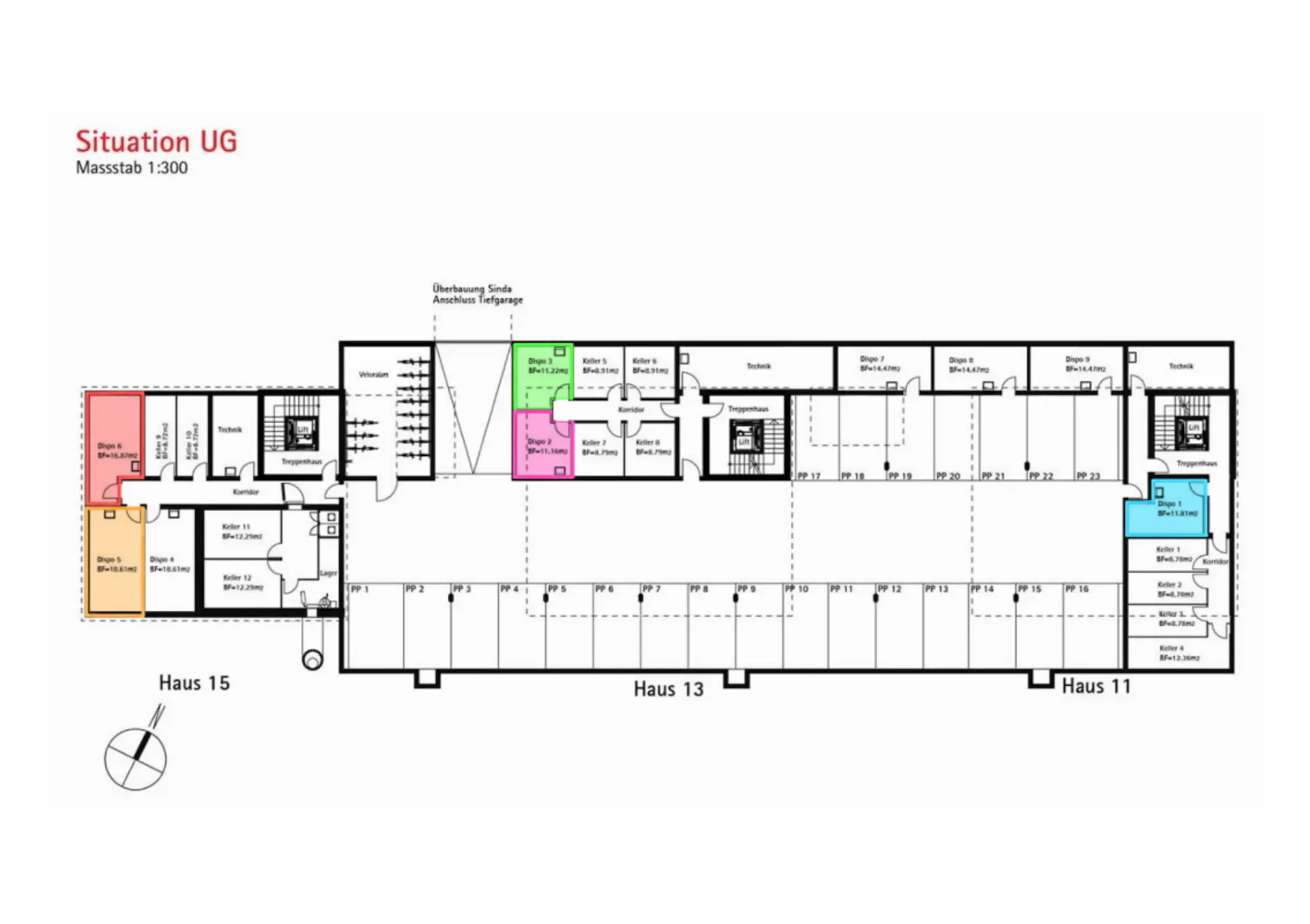 Versatile disposal rooms in Buchs - space for hobby, storage & more