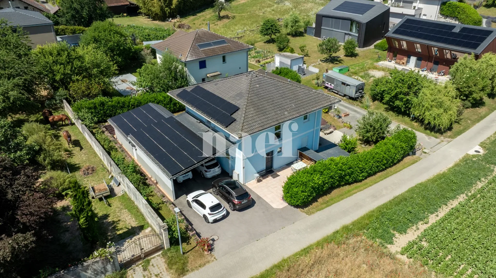 Helle 5.5-Zimmer-Familienvilla mit eigenem Studio und Spa
