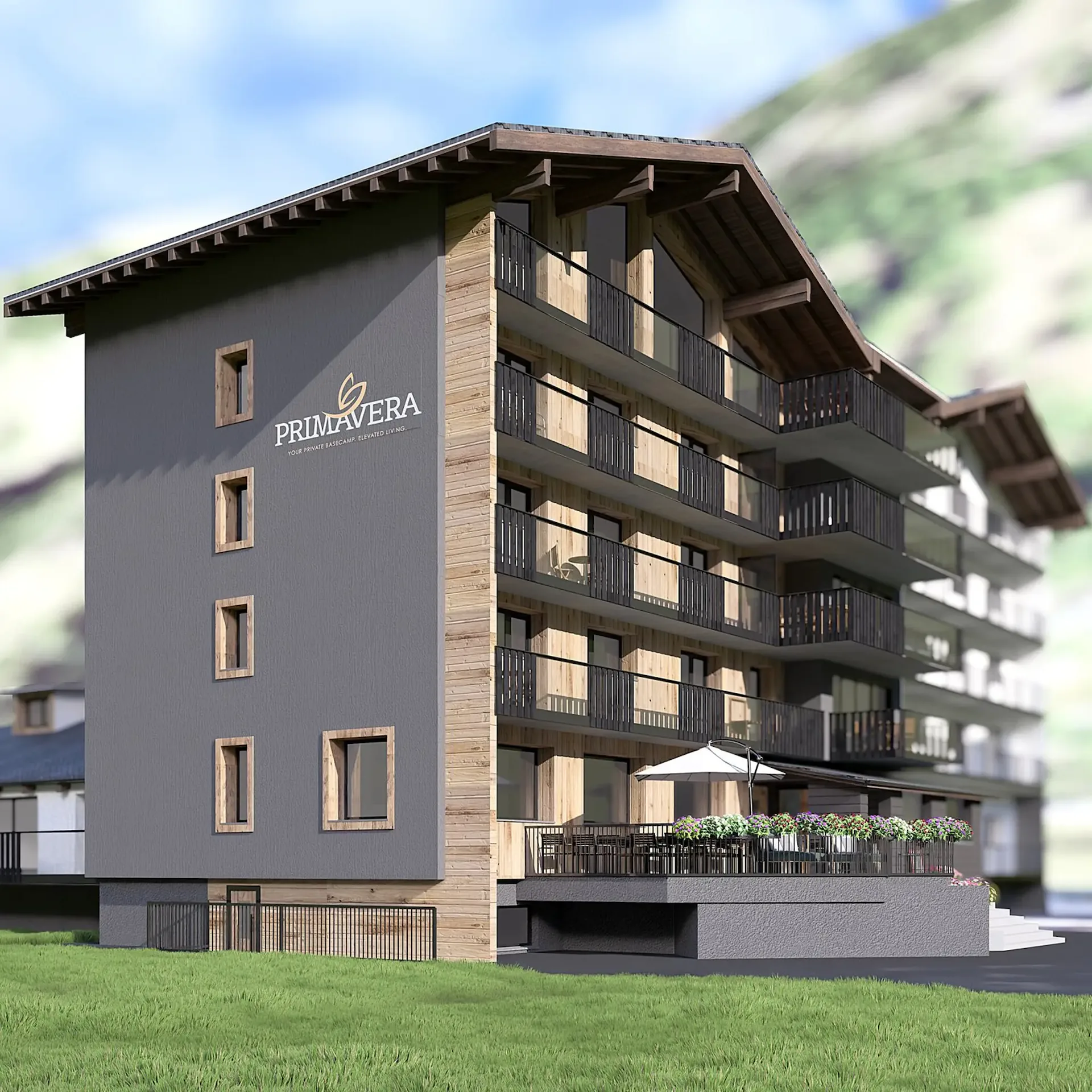 Managed 4.5-room maisonette apartment including storage room in Saas-Grund – New building 2026