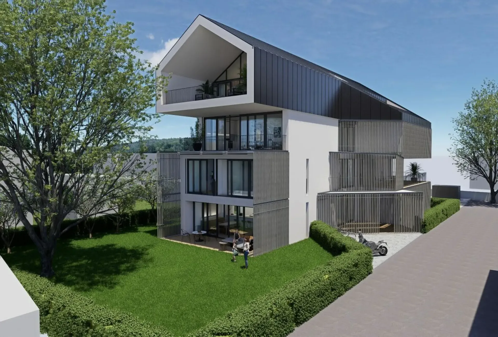 Clos de Vignette - Duplex 4,5 pièces au rez-jardin
