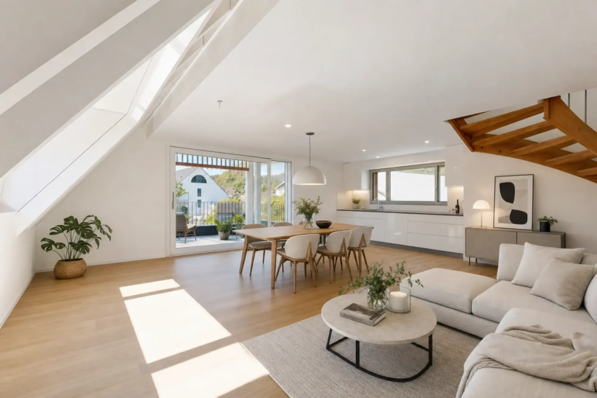 Living in the village - New 4.5-room maisonette apartment
