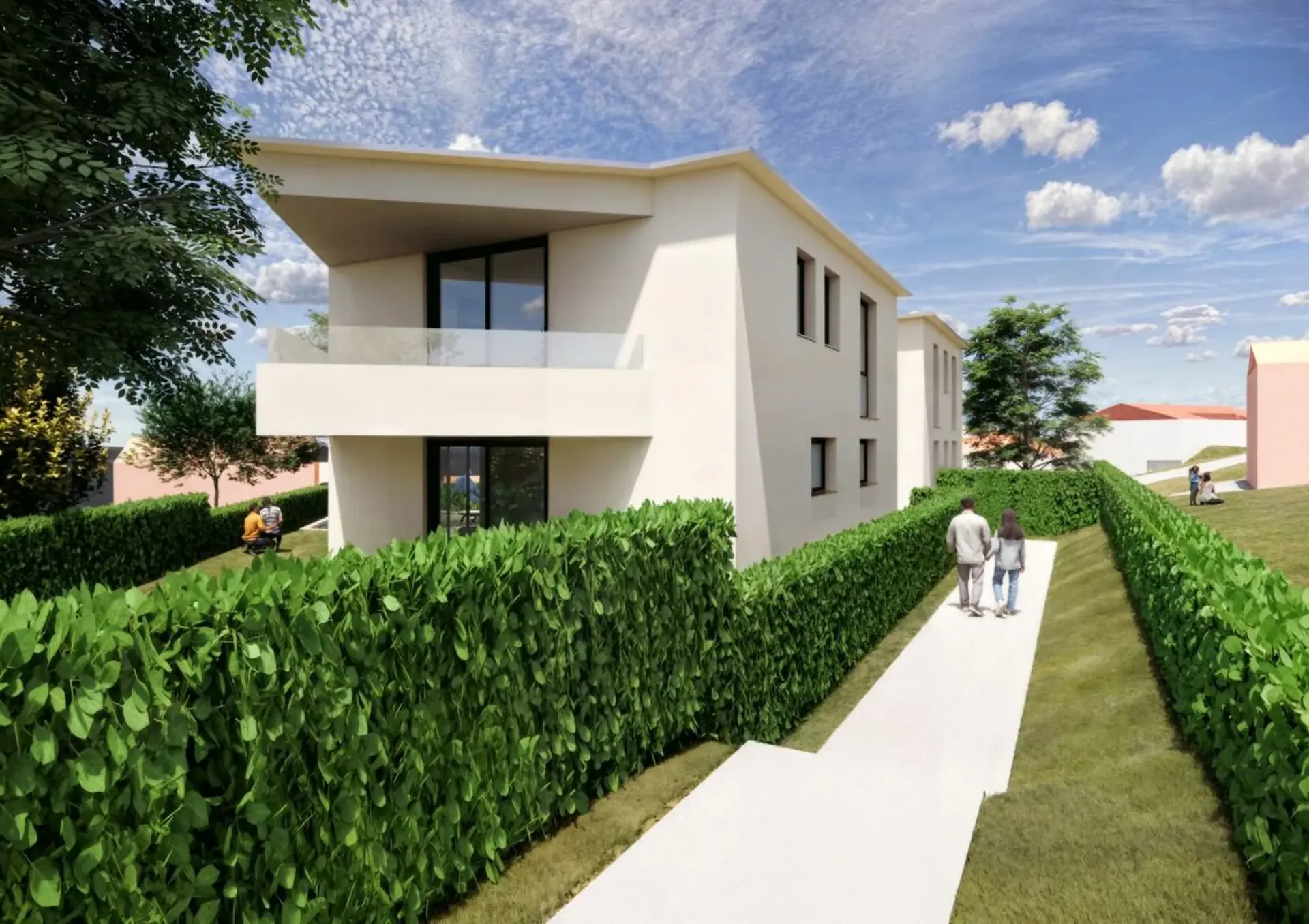 AGRA - DANS UNE NOUVELLE RÉSIDENCE 4.5 PIÈCES AVEC JARDIN