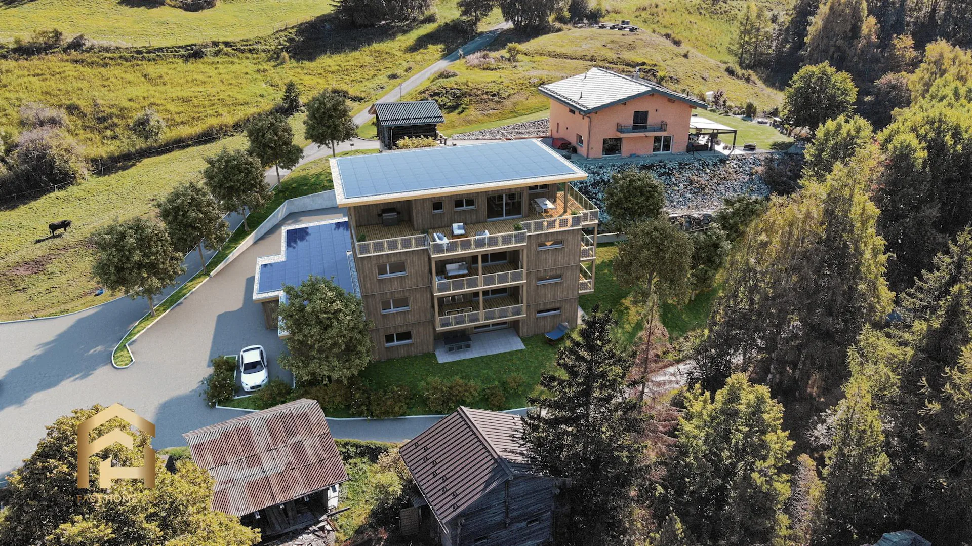New construction project: Dreamy attic 3.5-room apartment for sale