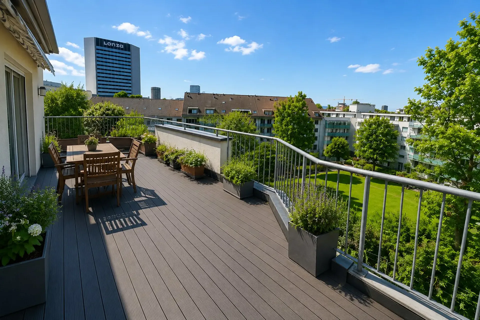 Appartement penthouse exclusif avec jardin – Vie moderne dans un emplacement idéal