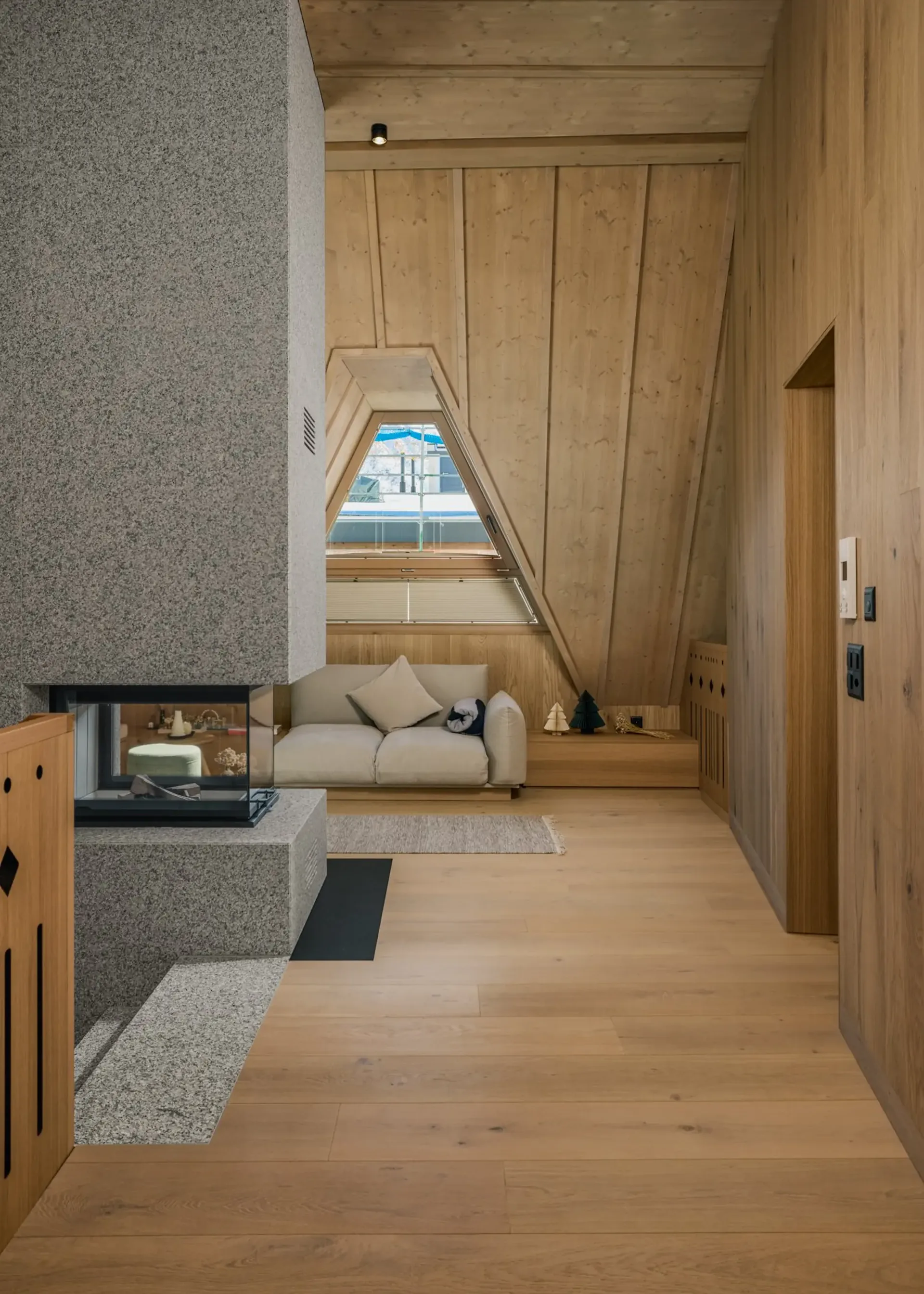 An Alpine Penthouse with Private Sauna