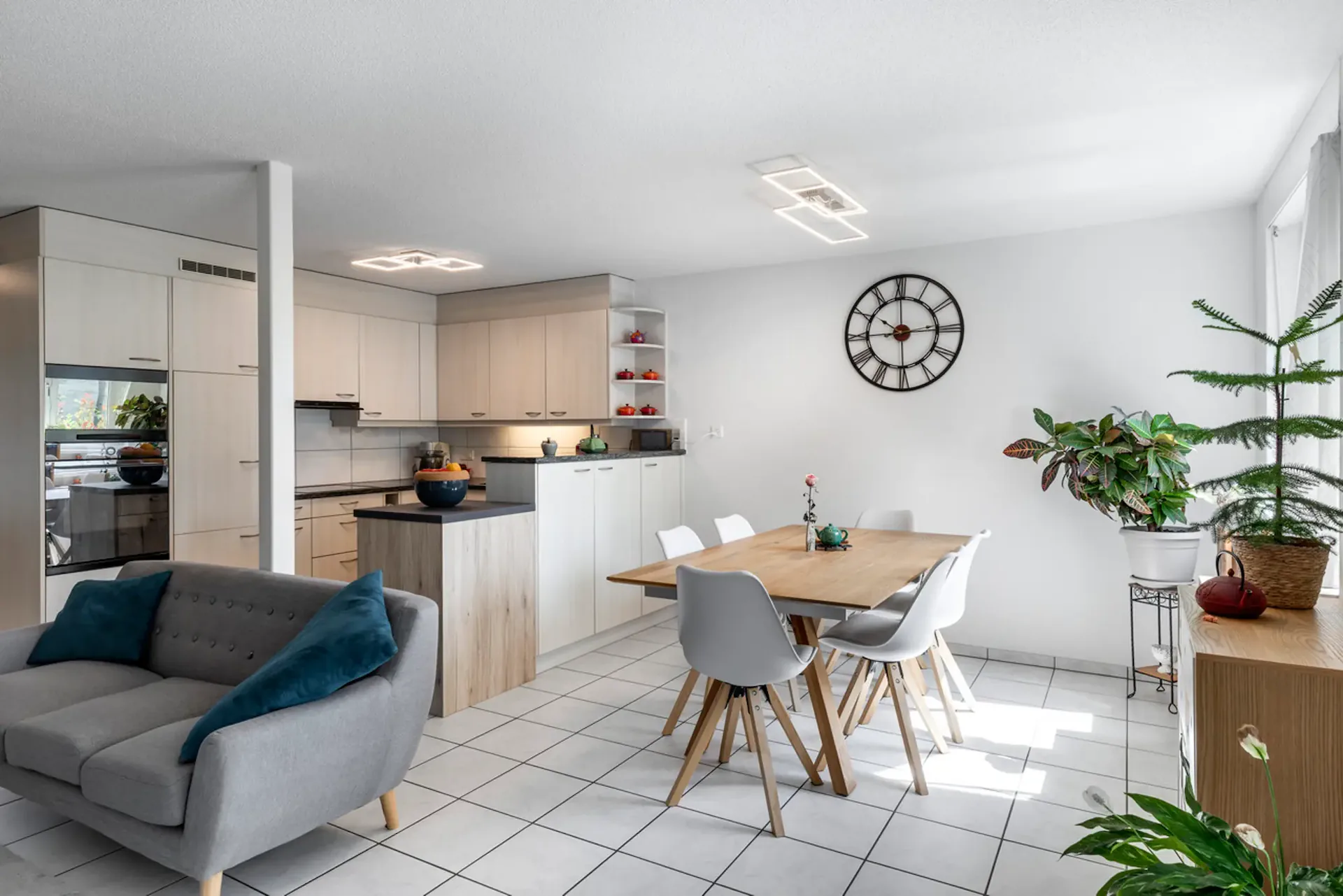 Appartement de 3,5 pièces avec jardin entre Fribourg et Bern