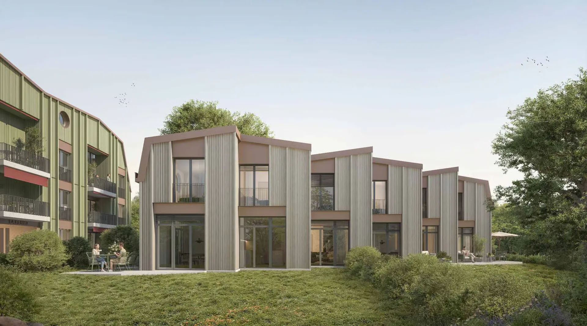 LE LOGIS - Villa "A" - Villa mitoyenne neuve de 6.5 pièces