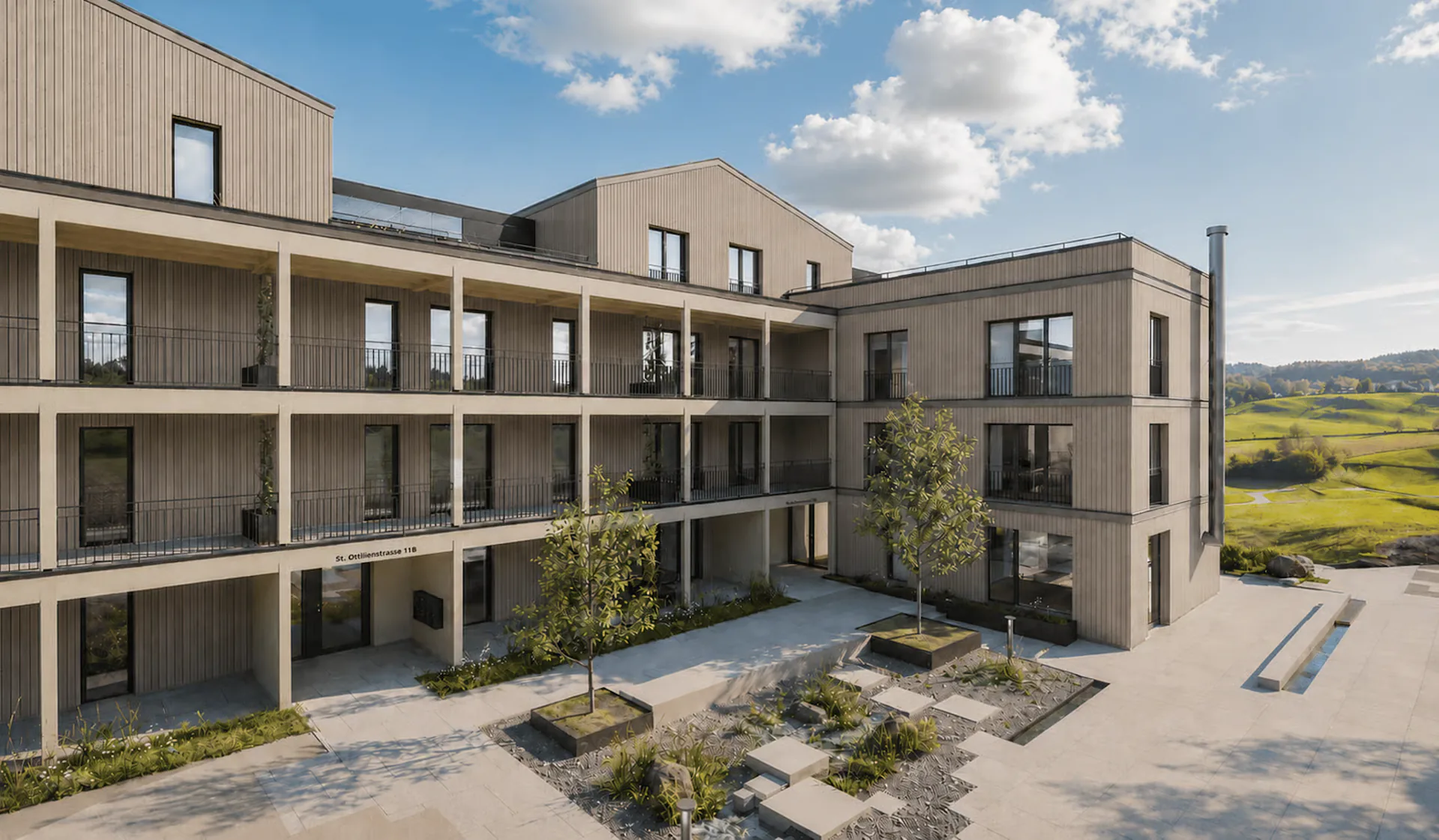 Moderne 2.5-Zimmer-Neubauwohnung in Buttisholz