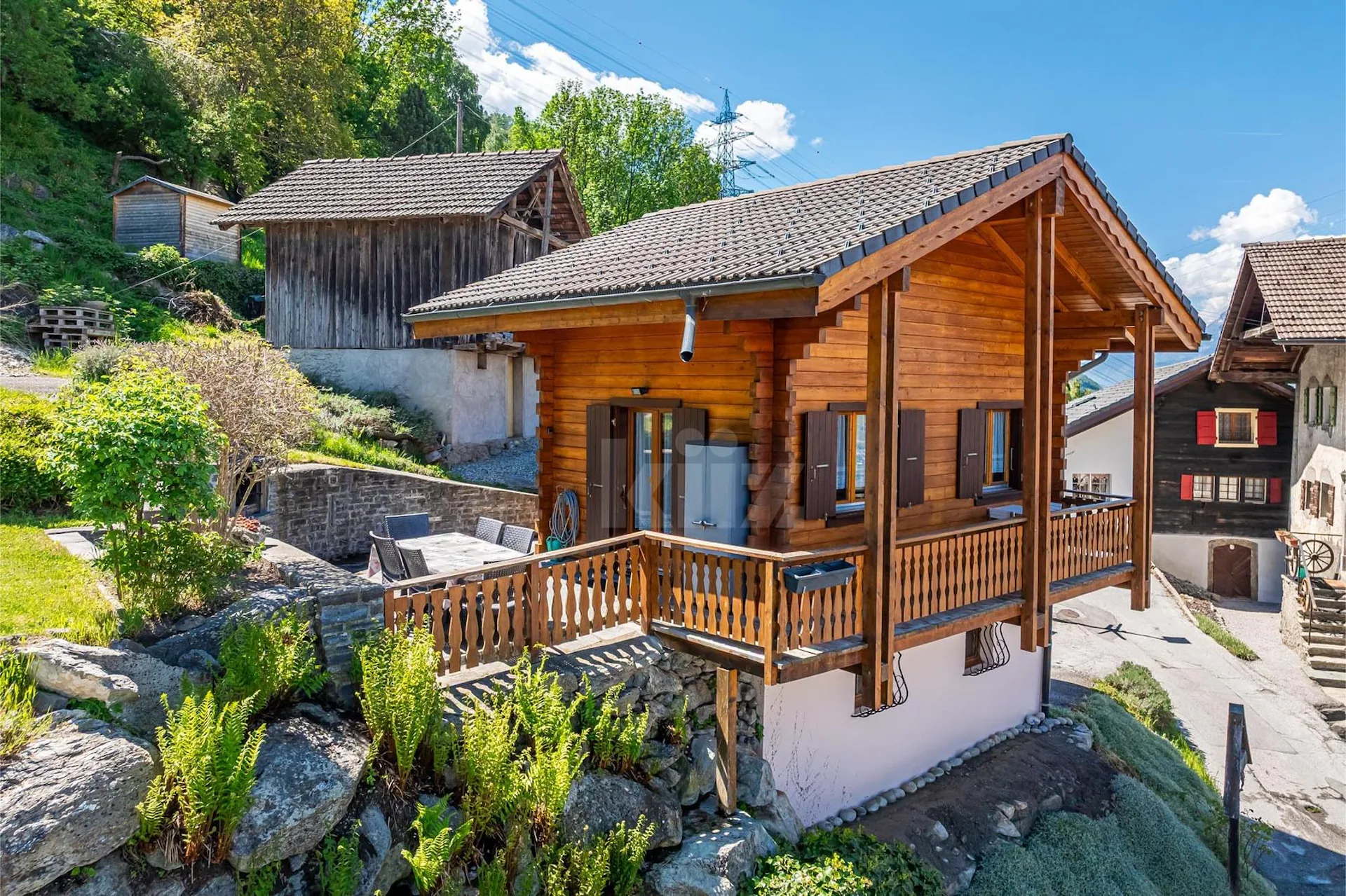 Affascinante chalet con terrazza, giardino e vista aperta