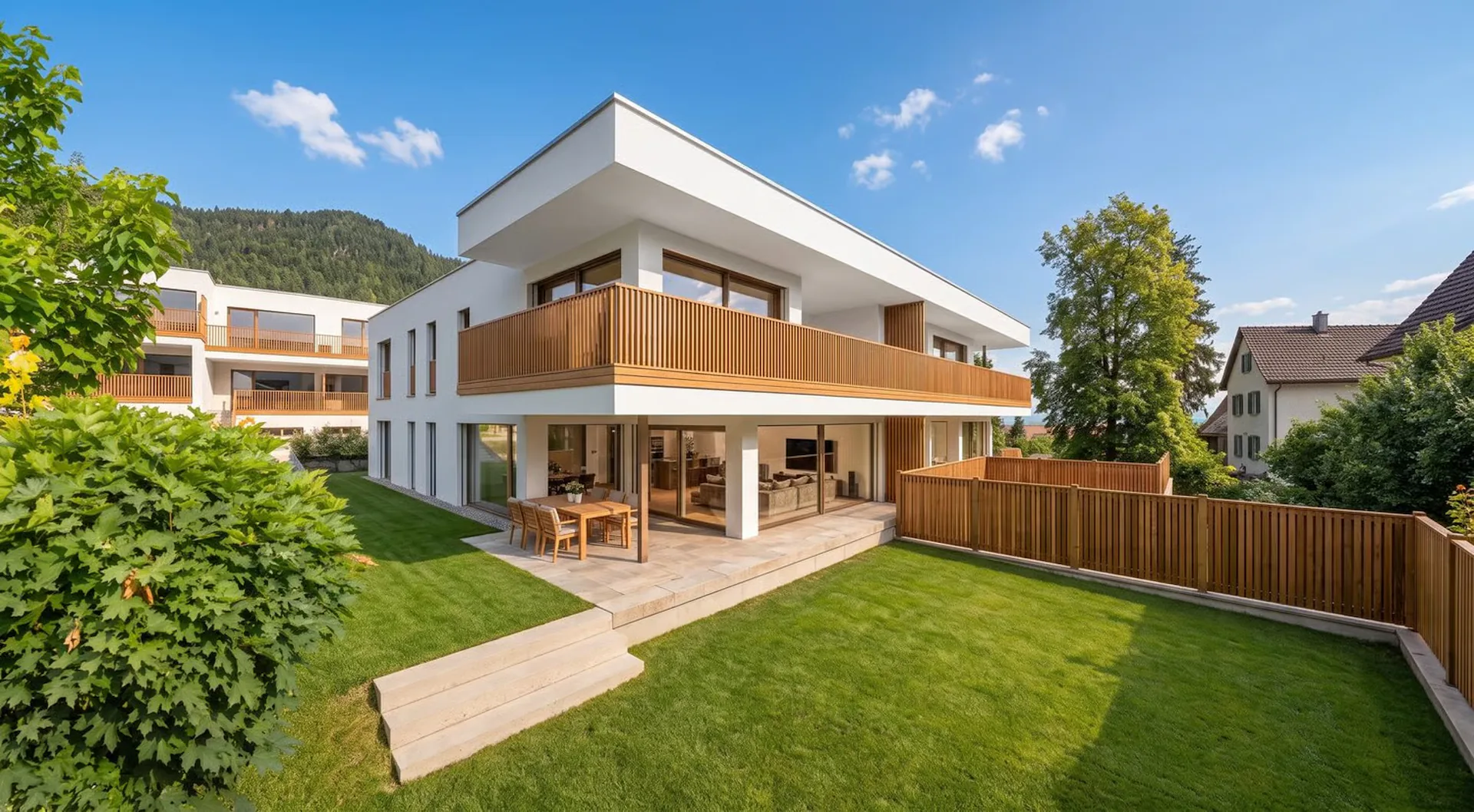 3.5-Zimmer-Wohnung mit grosser Terrasse und Abendsonne