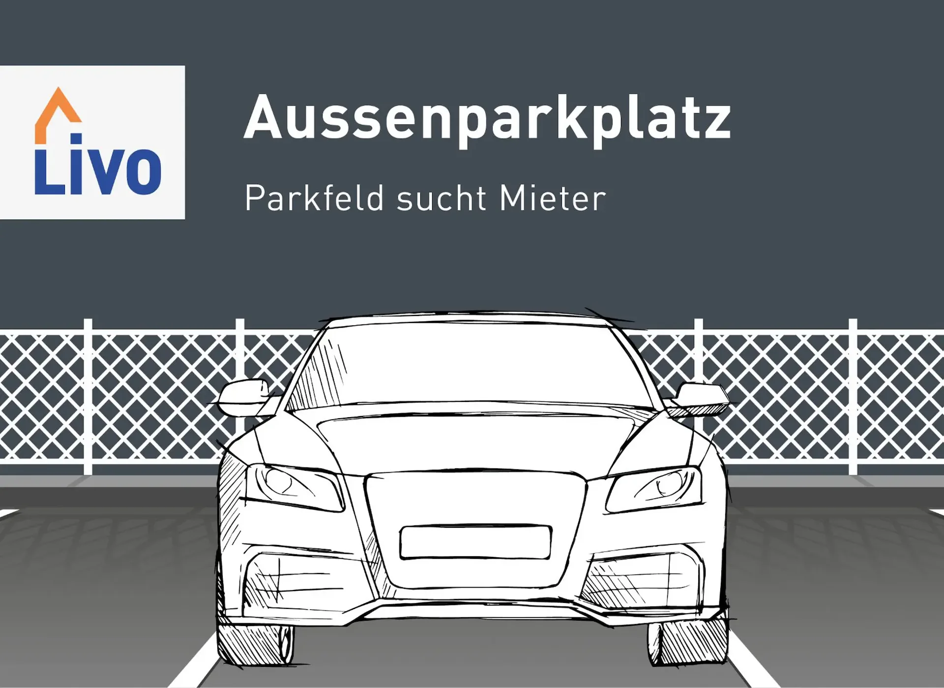 Parcheggio esterno in affitto!