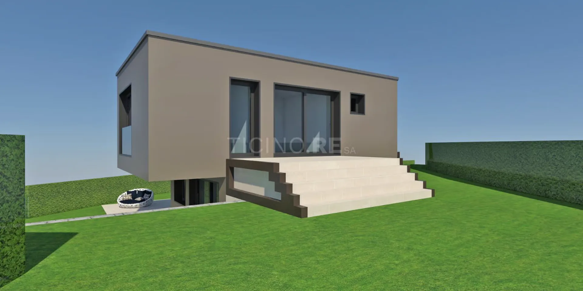 Exclusive modern villa to be built in Dino – approved project