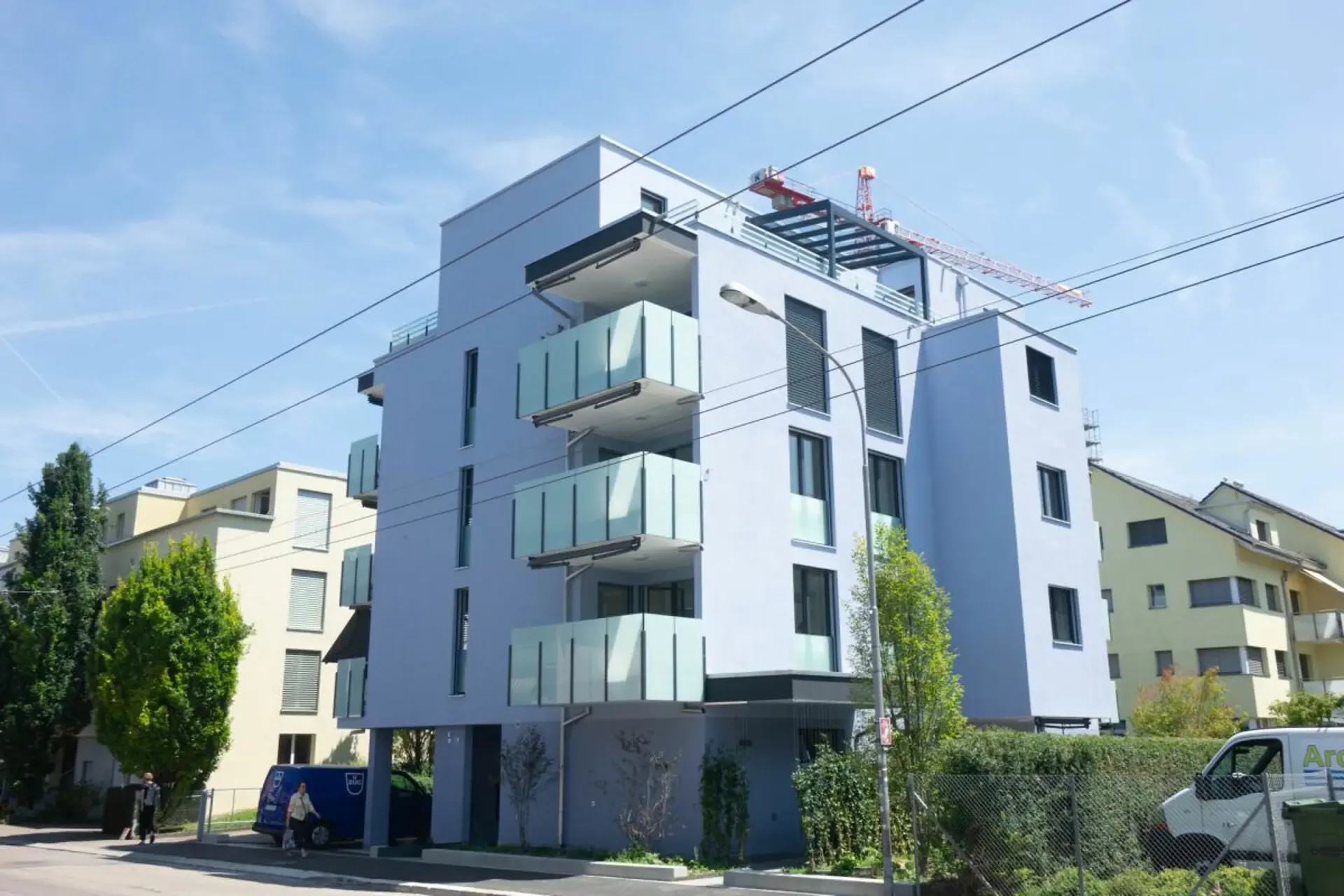 First rental of a modern apartment in a good, urban location