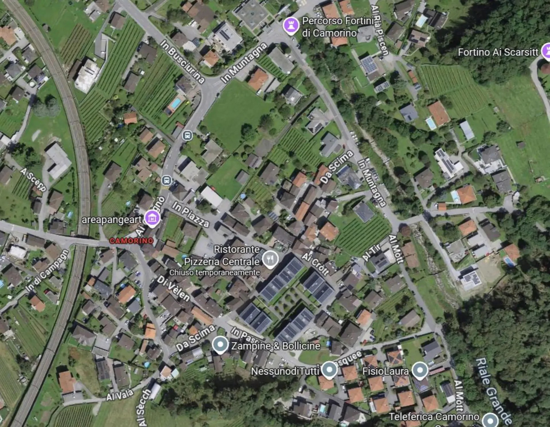 Bauland in Wohngebiet R3 in Camorino