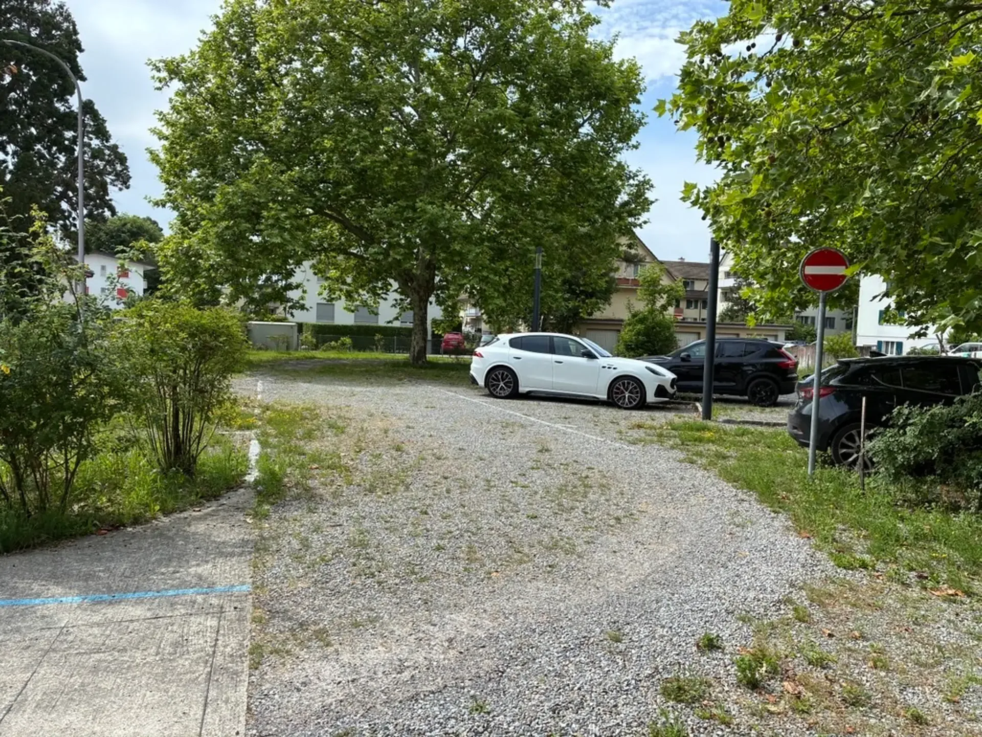 External parking space in Männedorf