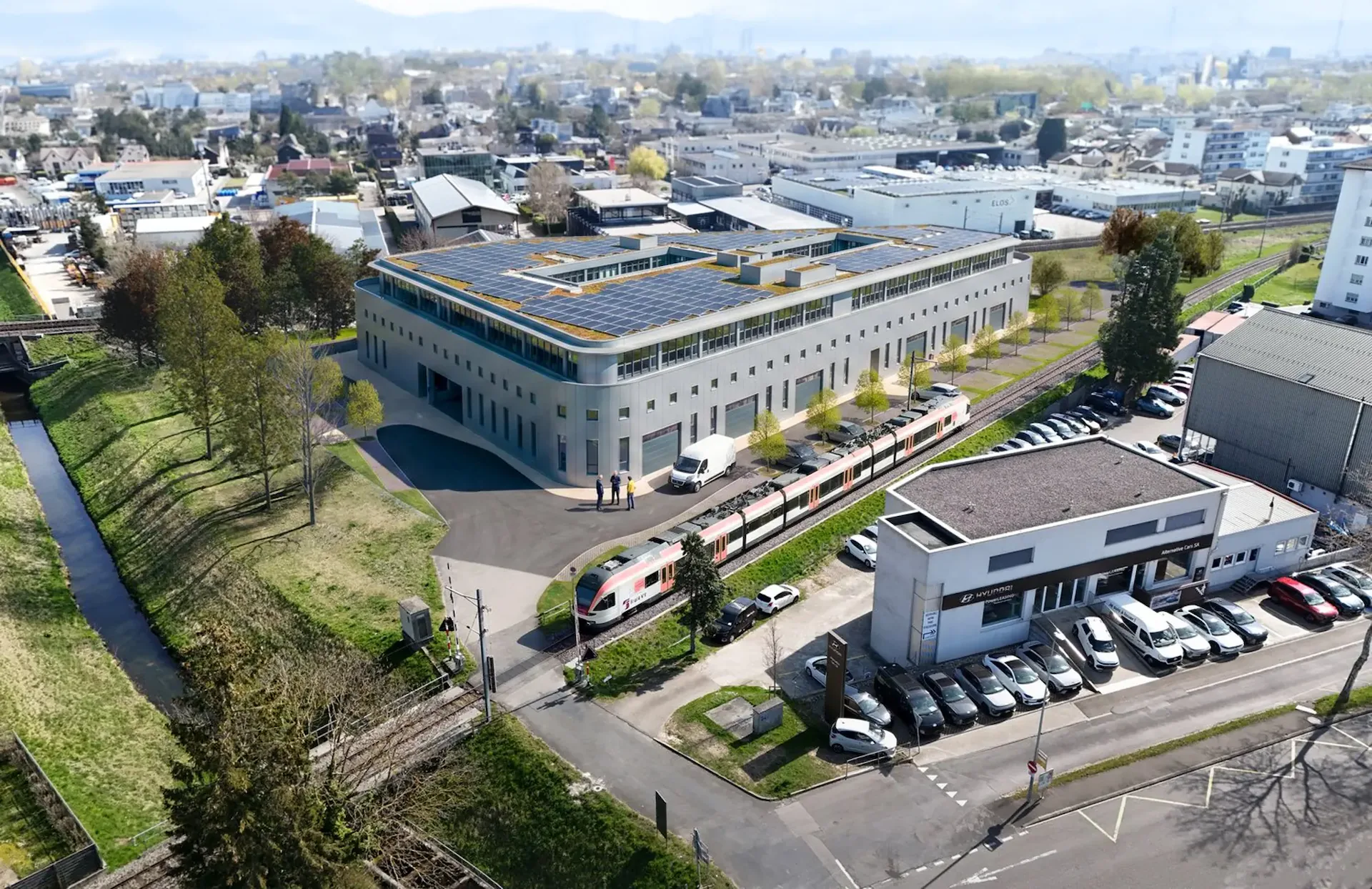 Nuova costruzione di uffici in affitto a Yverdon-les-Bains