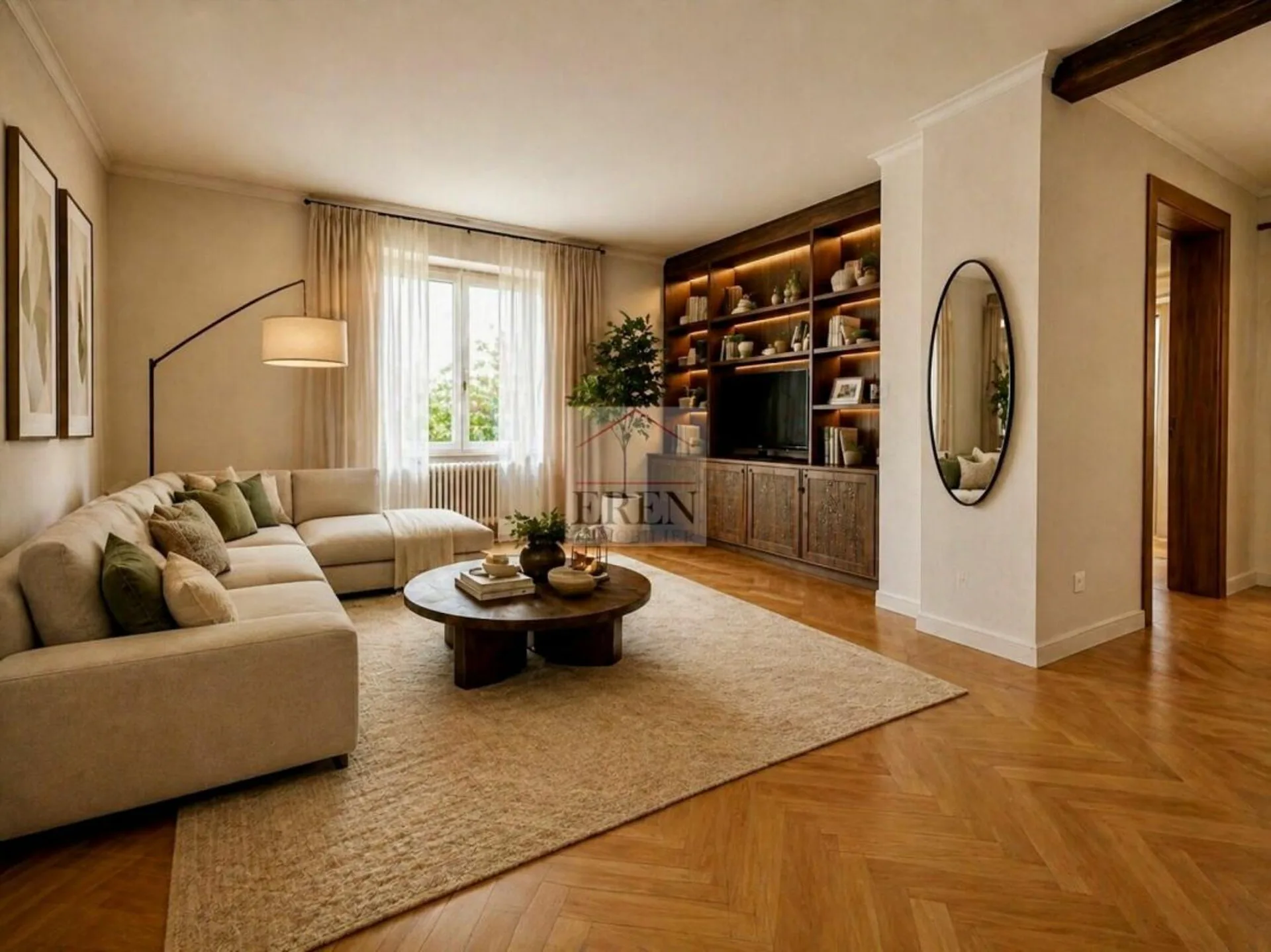 Individual house 4.5 rooms of 160 m2 with terrace-lawn + basement