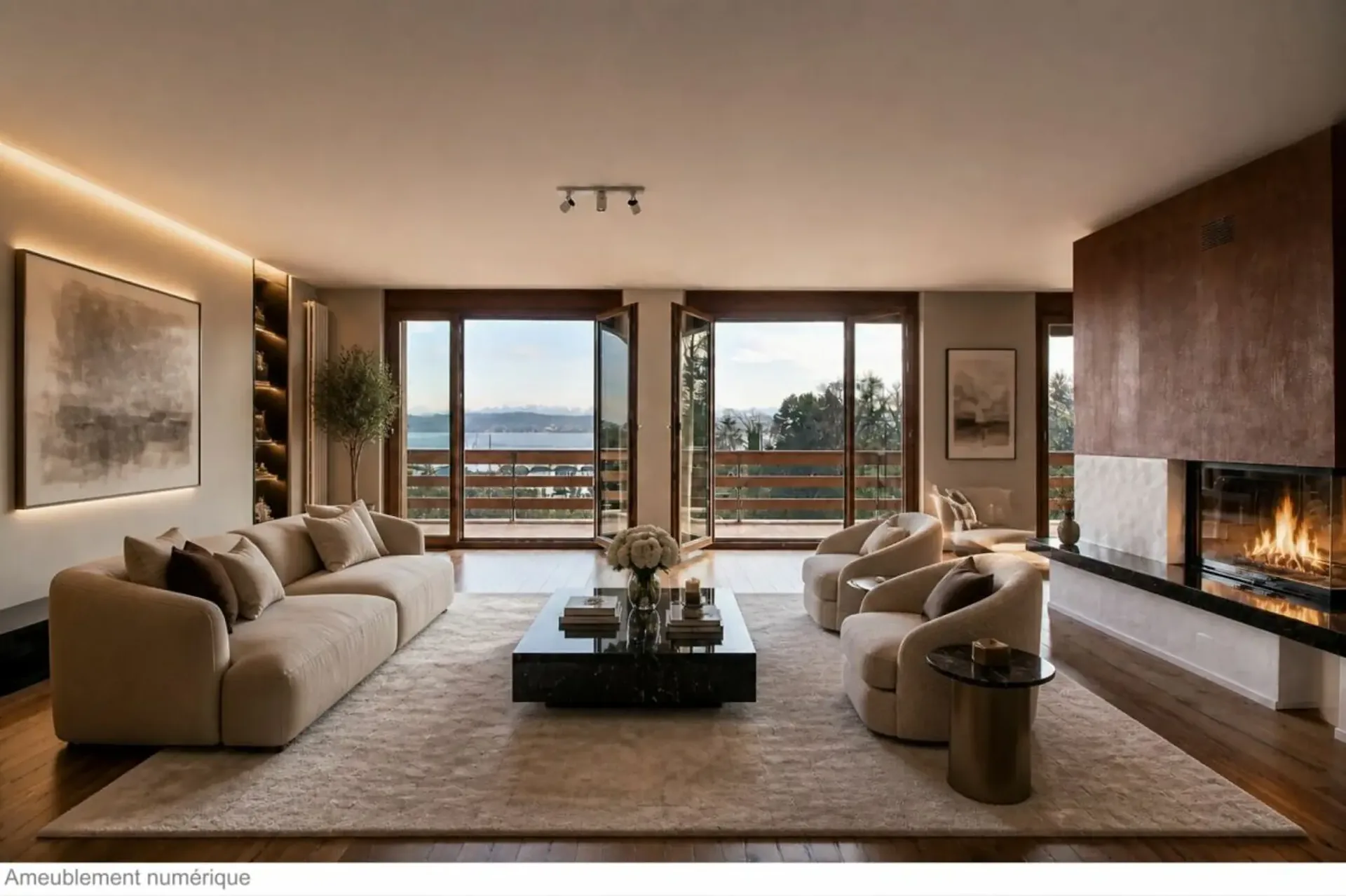 LUXURIÖSE WOHNUNG MIT SEEBLICK UND NAHE DEM FREIZEITHAFEN