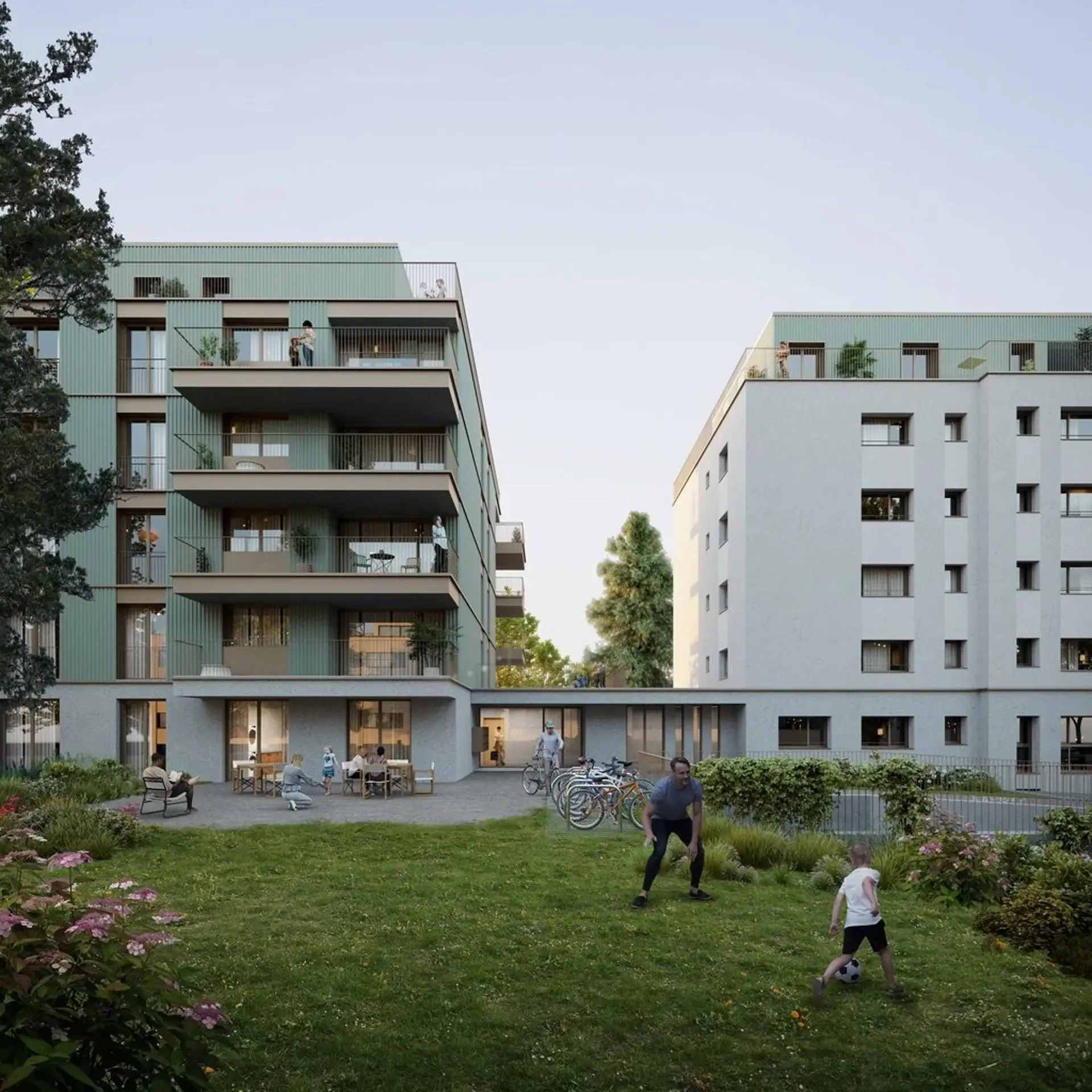New 3.5-room apartments for rent in Ecublens