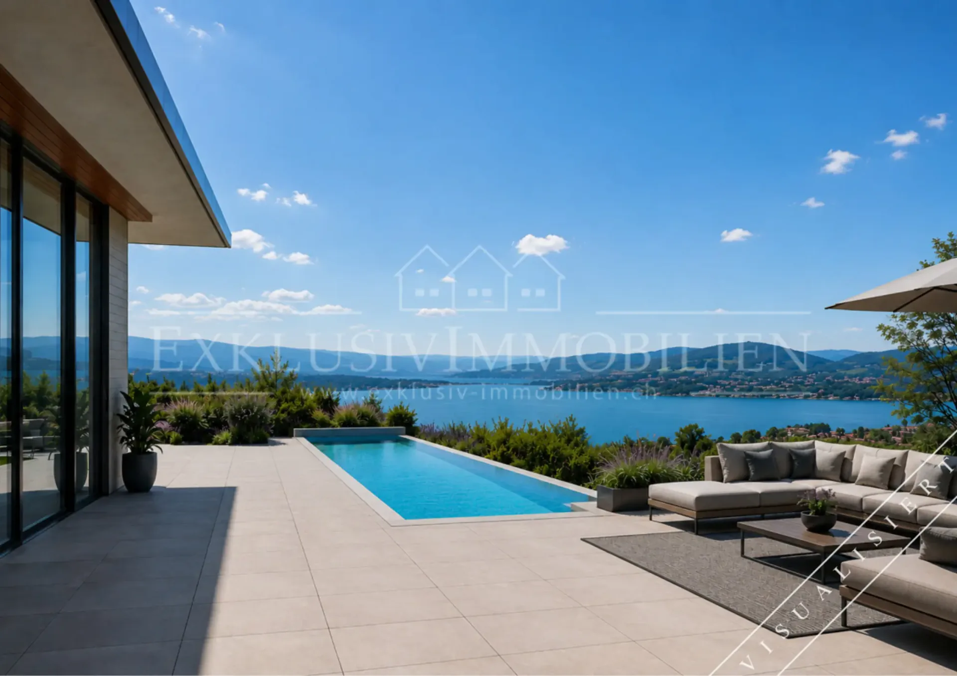 Knapp 4'000 m² Premium-Bauland mit Seesichtpanorama an Hanglage - ohne Architekturverpflichtung